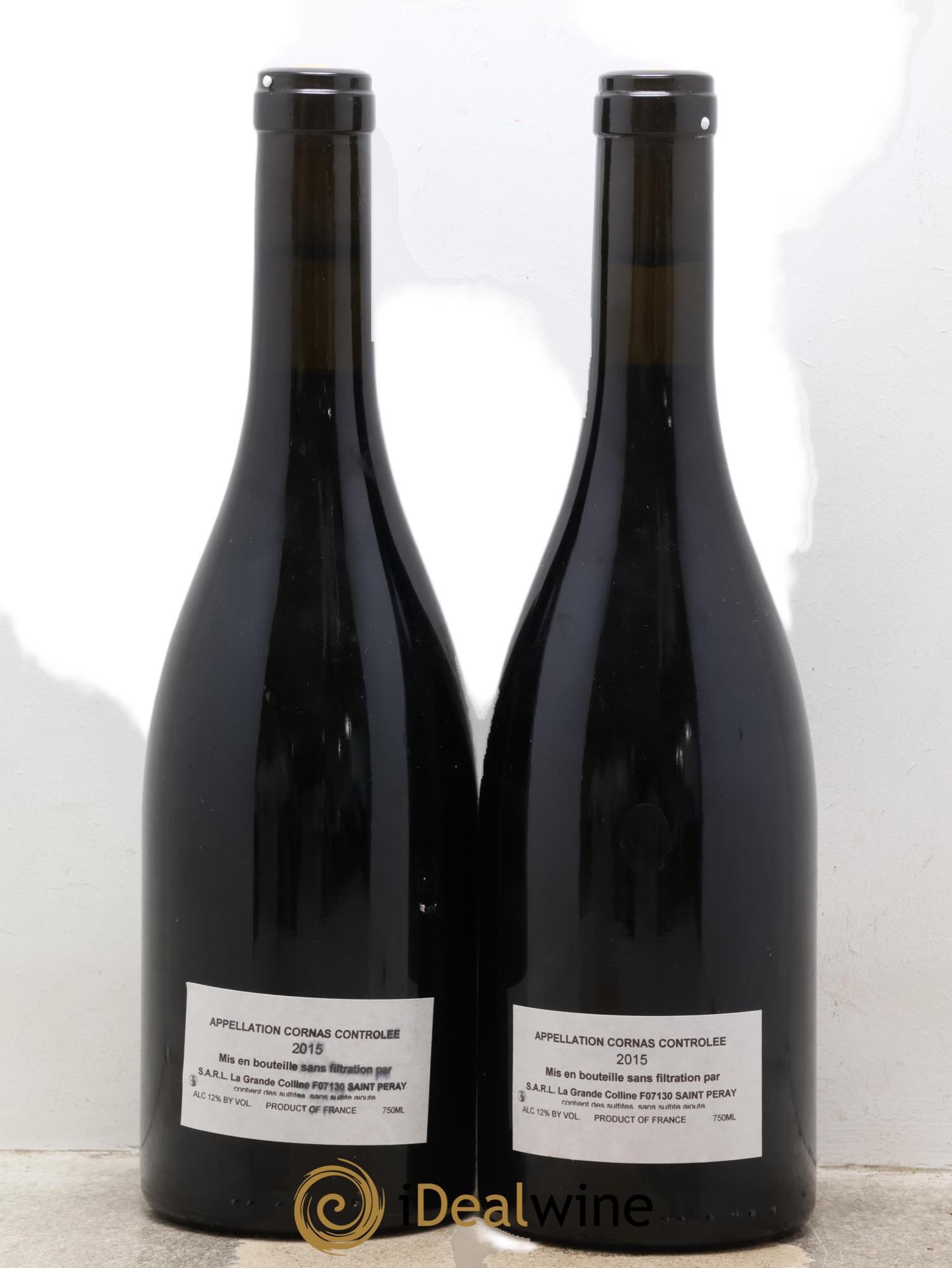 Cornas Hirotake Ooka - Domaine La Grande Colline 2015 - Lotto di 2 bottiglie - 1