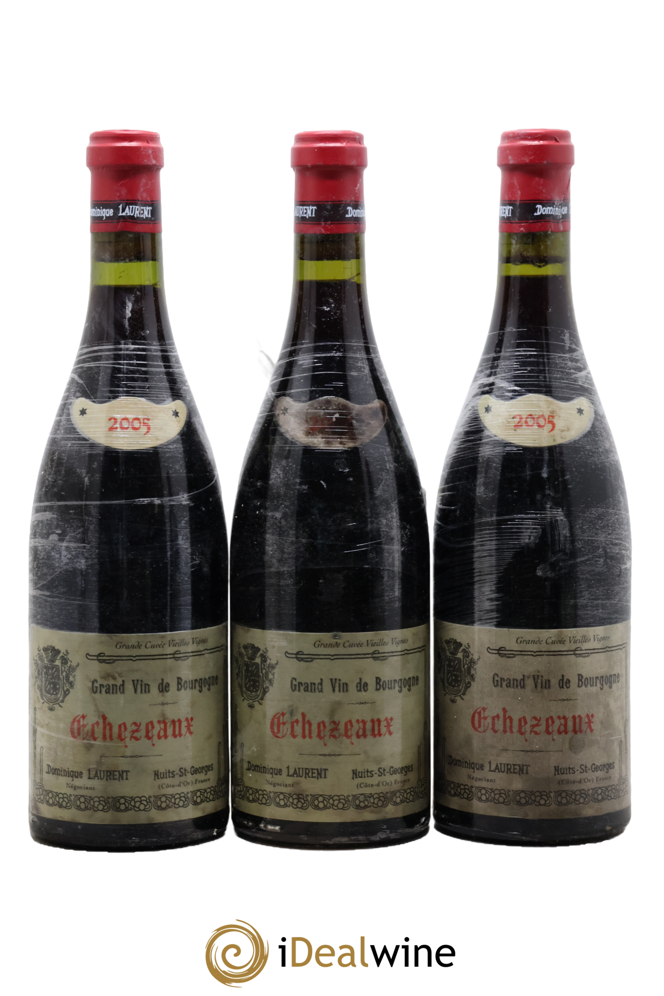 Echezeaux Grand Cru Vieilles Vignes Dominique Laurent 2005 - Lot de 3 bouteilles - 0