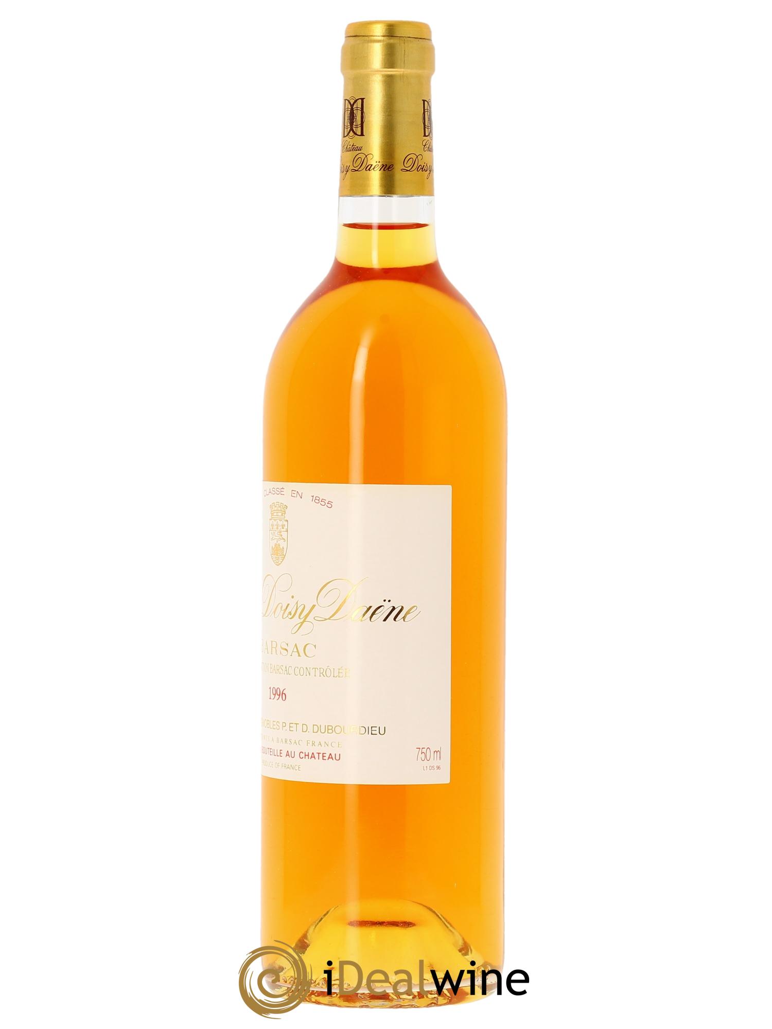 Château Doisy Daëne 2ème Grand Cru Classé (Cassetta in legno a partire da 6 bt) 1996 - Lotto di 1 bottiglia - 1