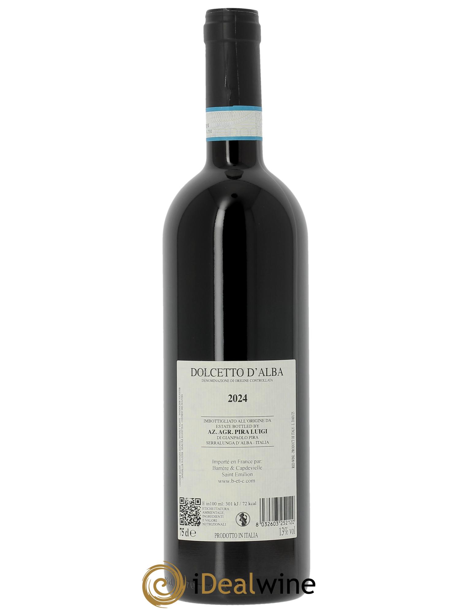 Dolcetto d'Alba DOC Luigi Pira 2024 - Lotto di 1 bottiglia - 1