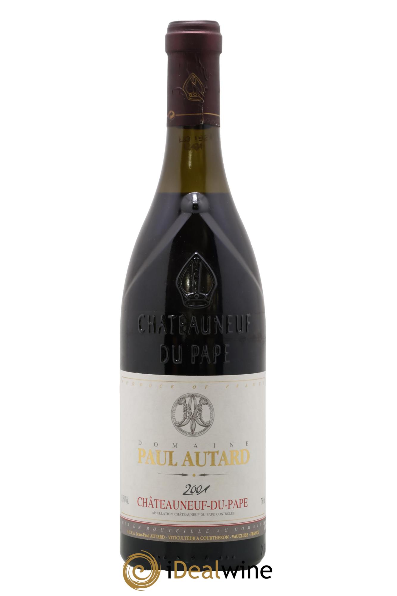 Châteauneuf-du-Pape Domaine Paul Autard 2001 - Lot de 1 bouteille - 0