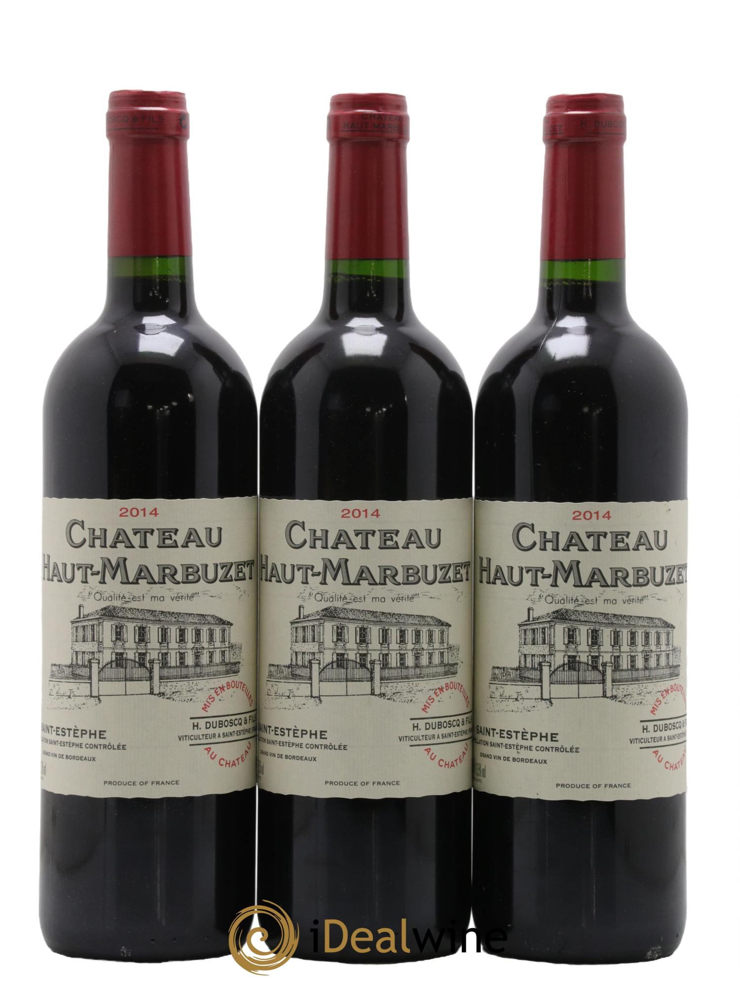 Château Haut Marbuzet 2014 - Lot de 6 bouteilles - 1