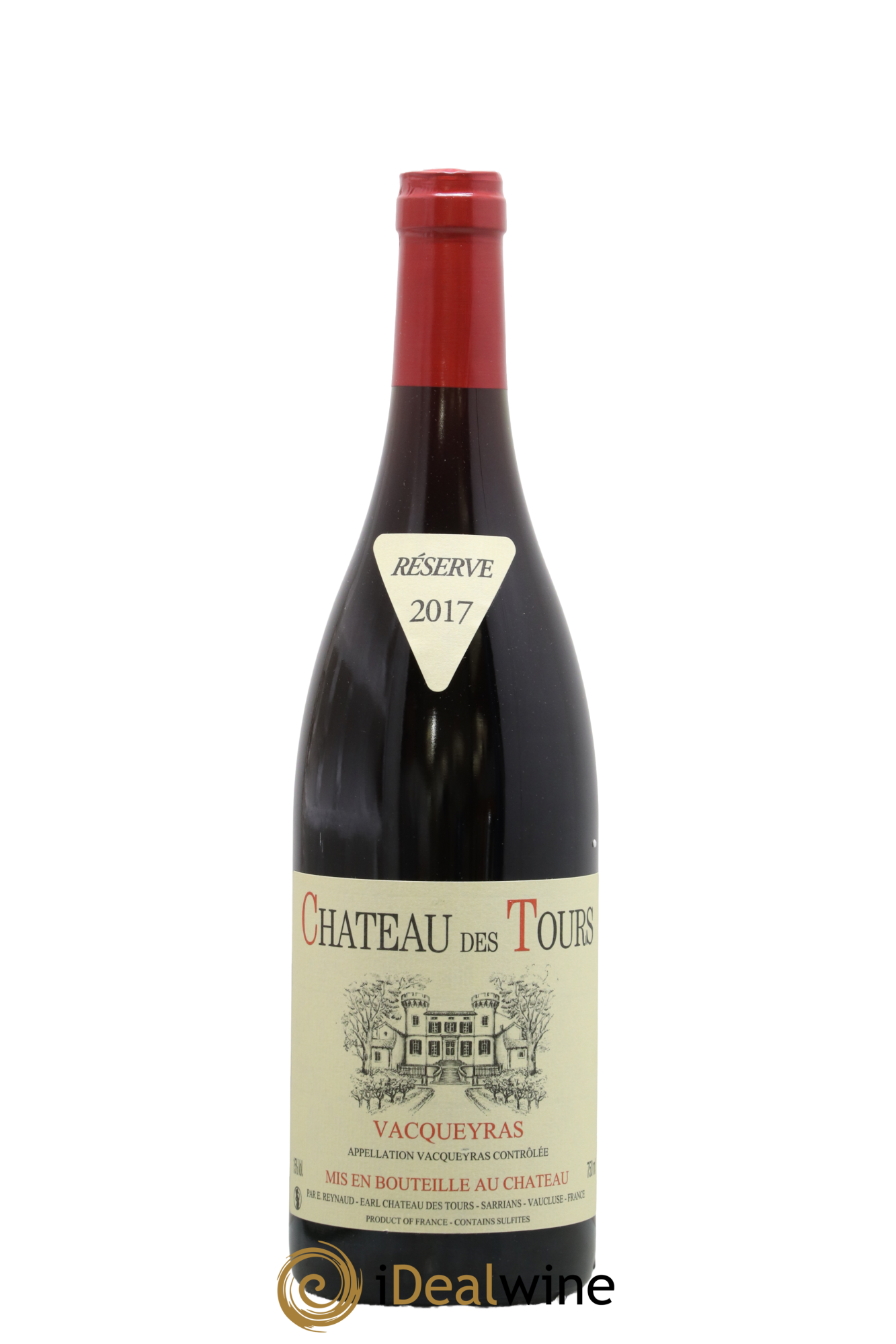 Vacqueyras Château des Tours Emmanuel Reynaud 2017 - Lot de 1 bouteille - 0