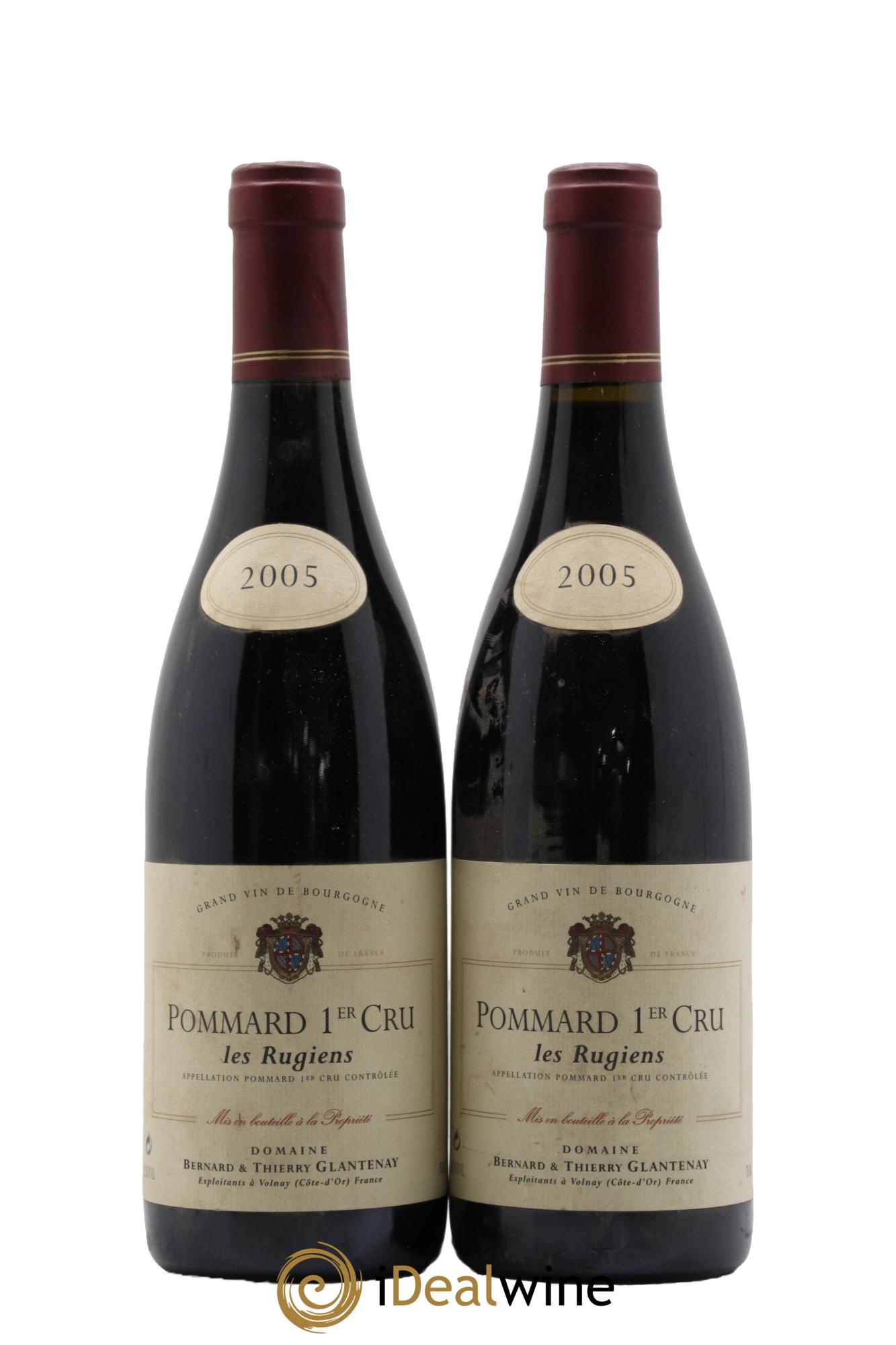 Pommard 1er Cru Les Rugiens Bernard et Thierry Glantenay (Domaine) 2005 - Lot de 2 bouteilles - 0