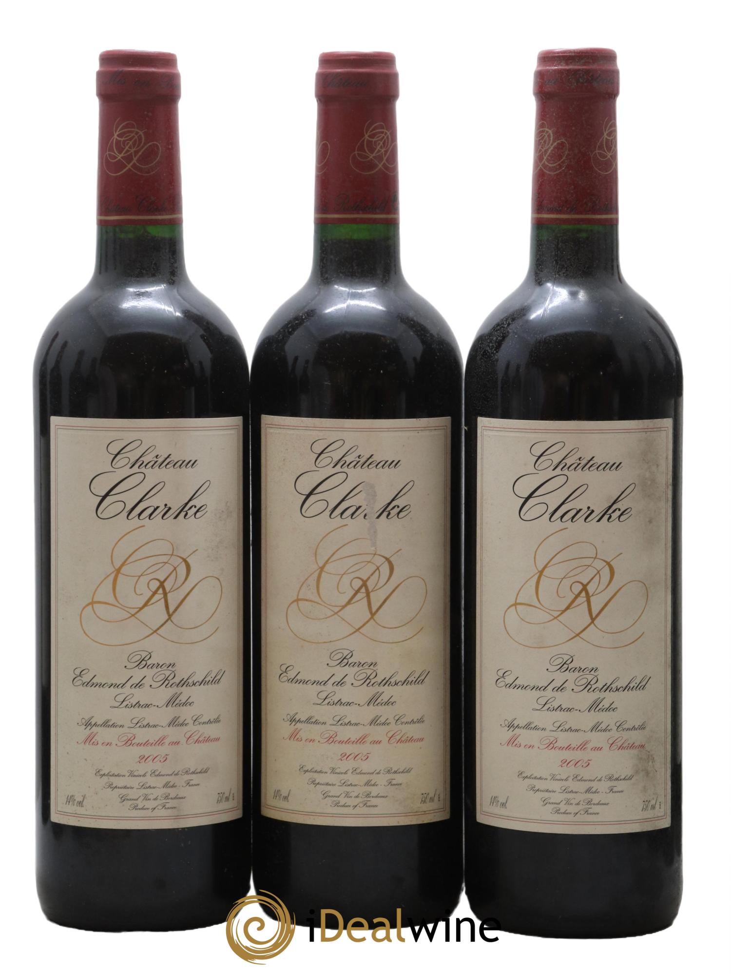 Château Clarke  2005 - Lotto di 12 bottiglie - 1