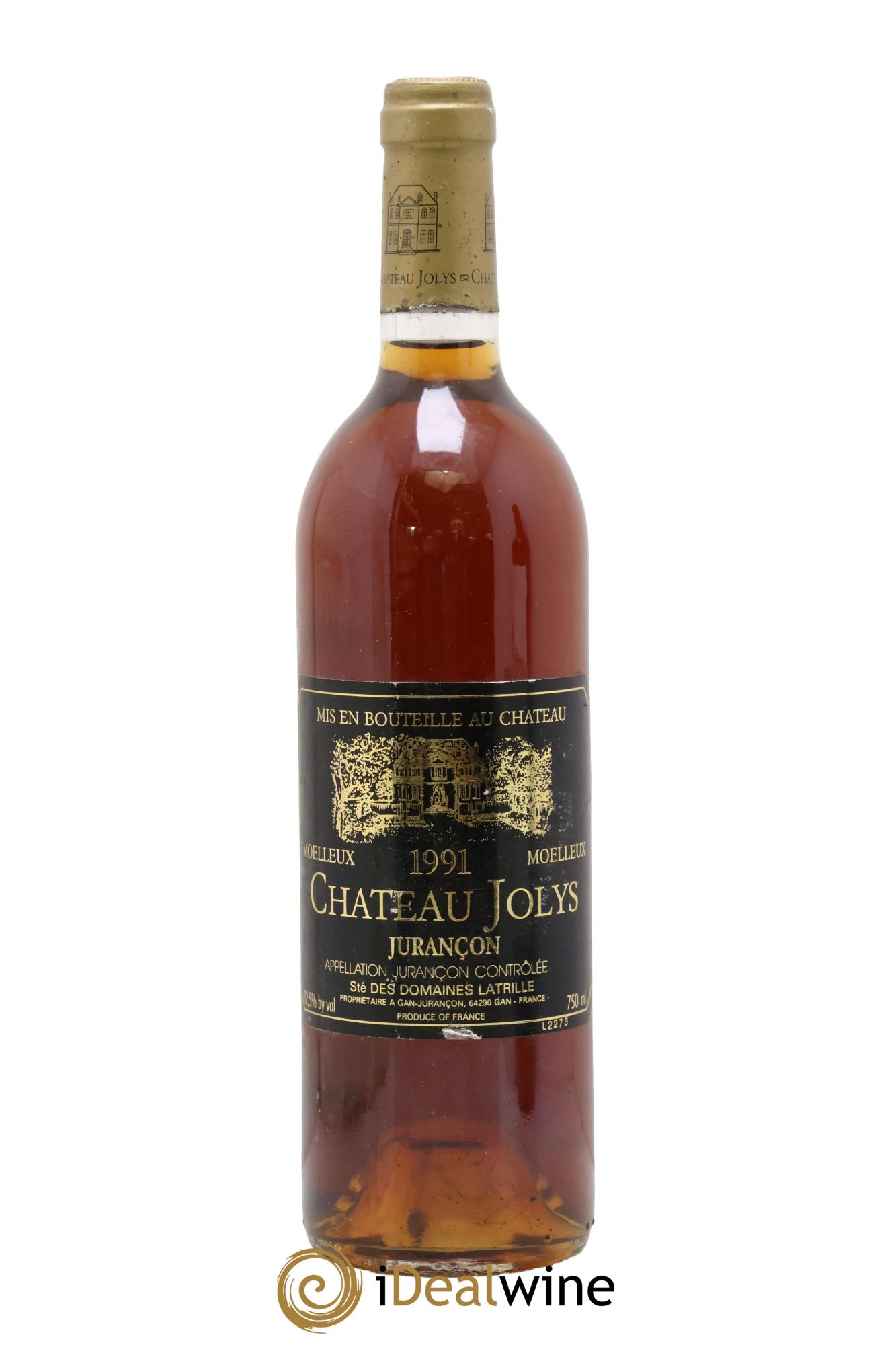 Jurançon Château Jolys 1991 - Lot of 1 bottle - 0