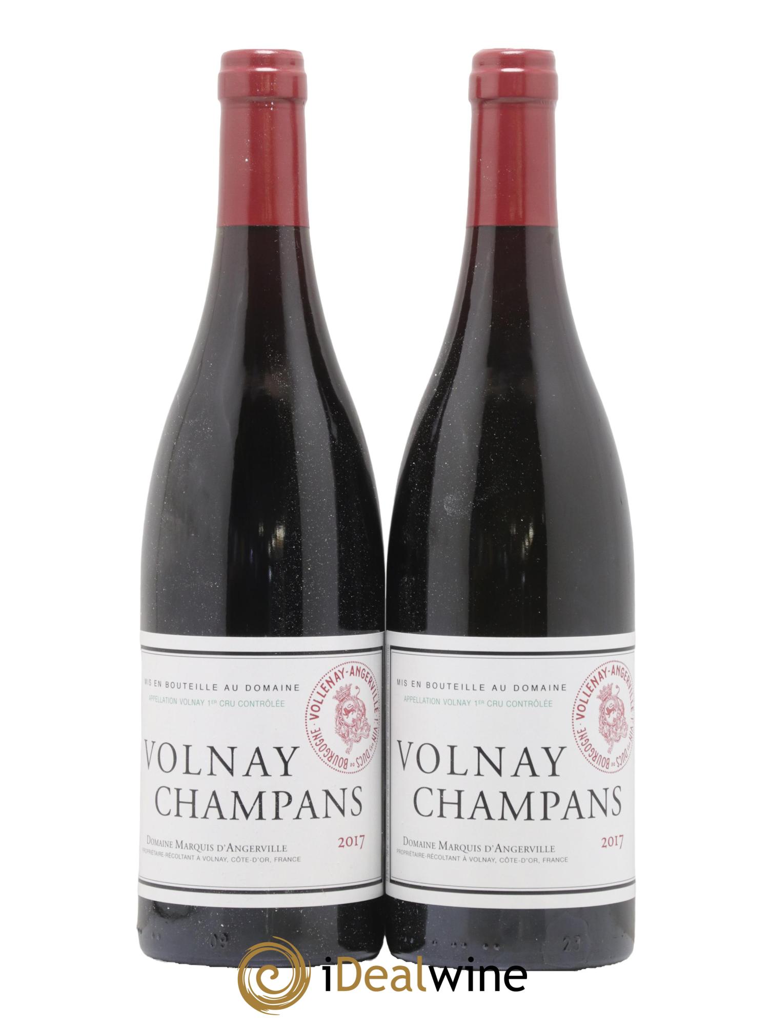 Volnay 1er Cru Champans Marquis d'Angerville (Domaine) 2017 - Lotto di 2 bottiglie - 0