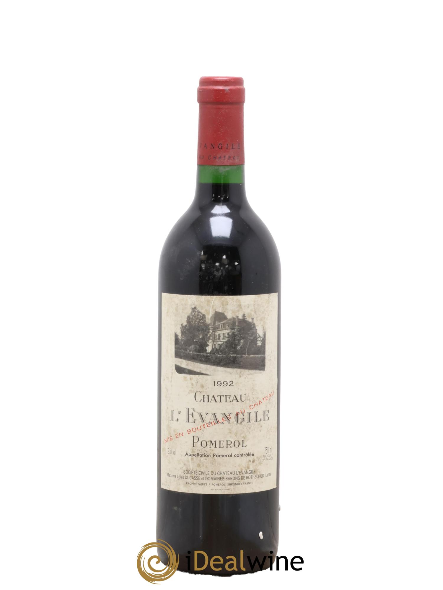 Château l' Évangile 1992 - Lot de 1 bouteille - 0