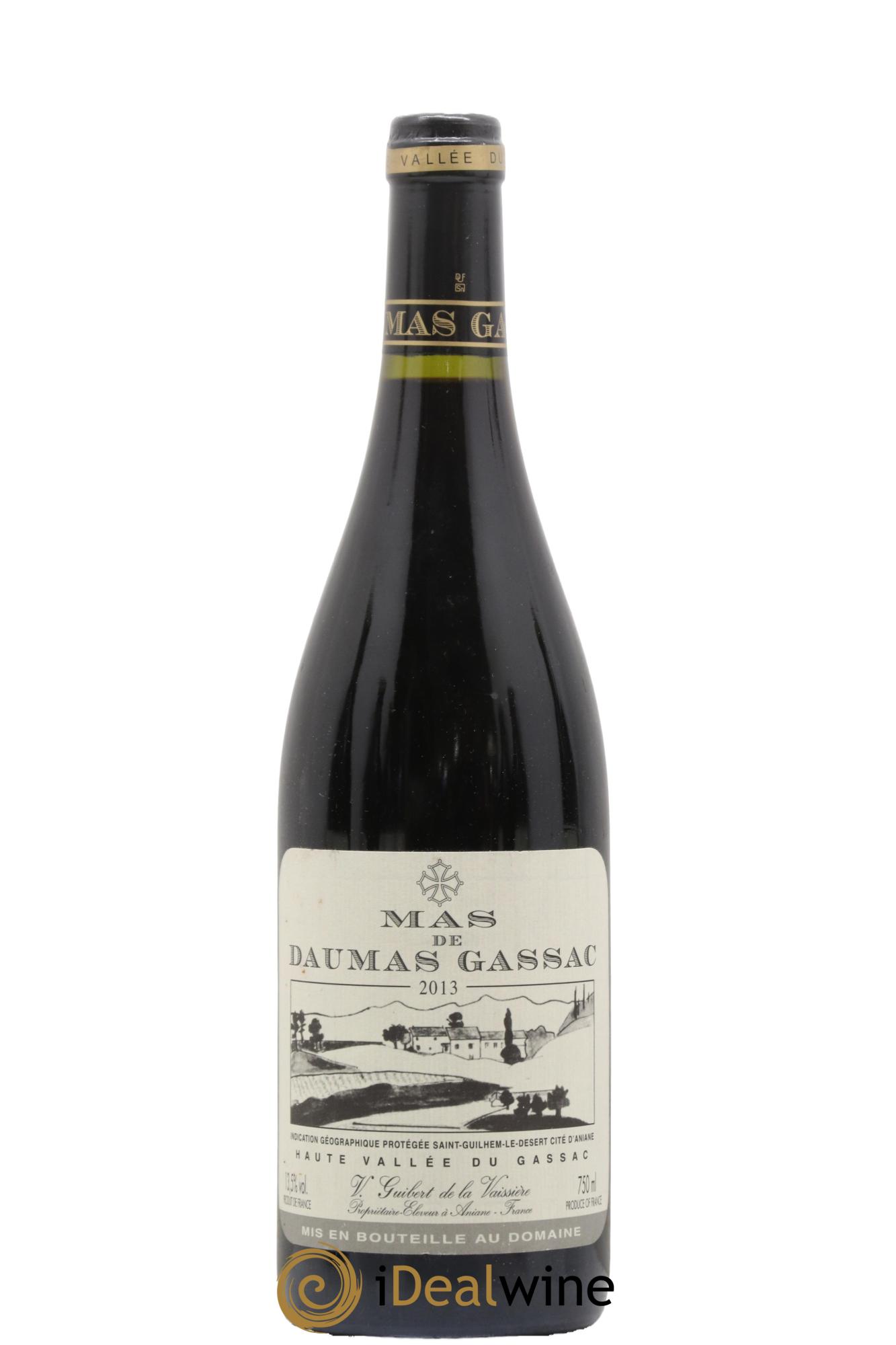 IGP St Guilhem-le-Désert - Cité d'Aniane Mas Daumas Gassac Famille Guibert de La Vaissière 2013 - Lotto di 1 bottiglia - 0