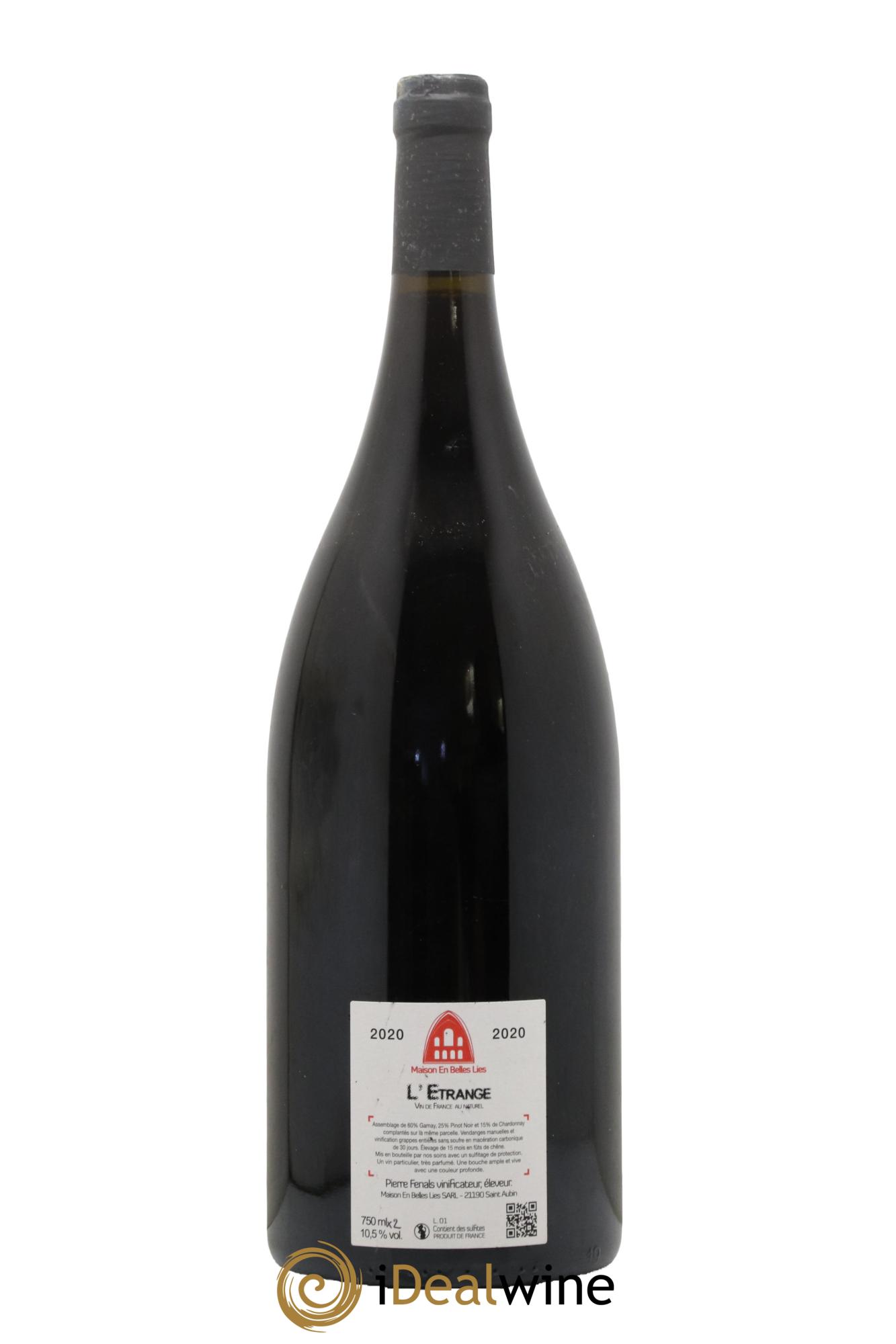 Vin de France L'Etrange Maison En Belles Lies 2020 - Lot de 1 magnum - 1