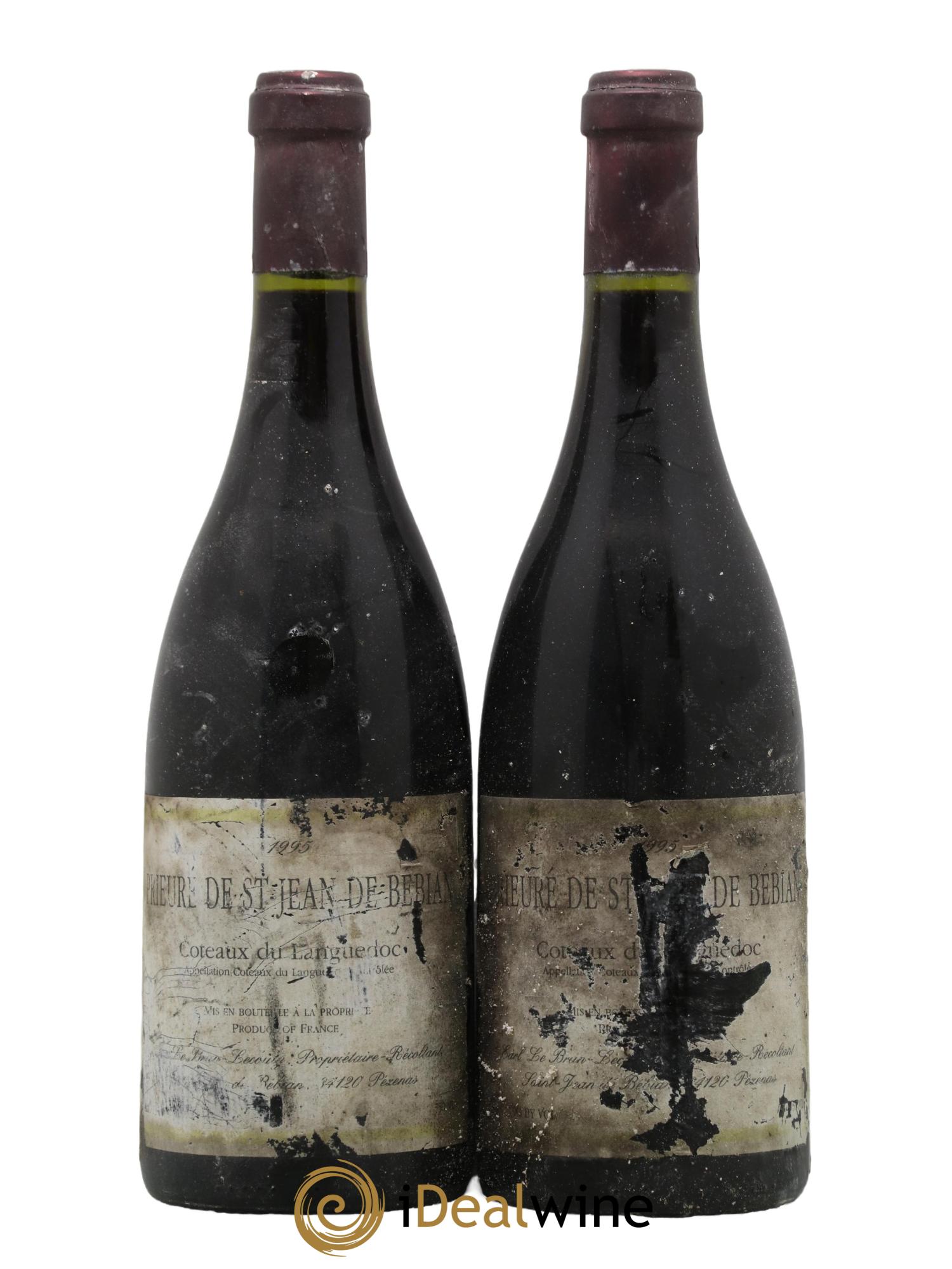 Languedoc Prieuré St-Jean de Bébian 1995 - Lot de 2 bouteilles - 0