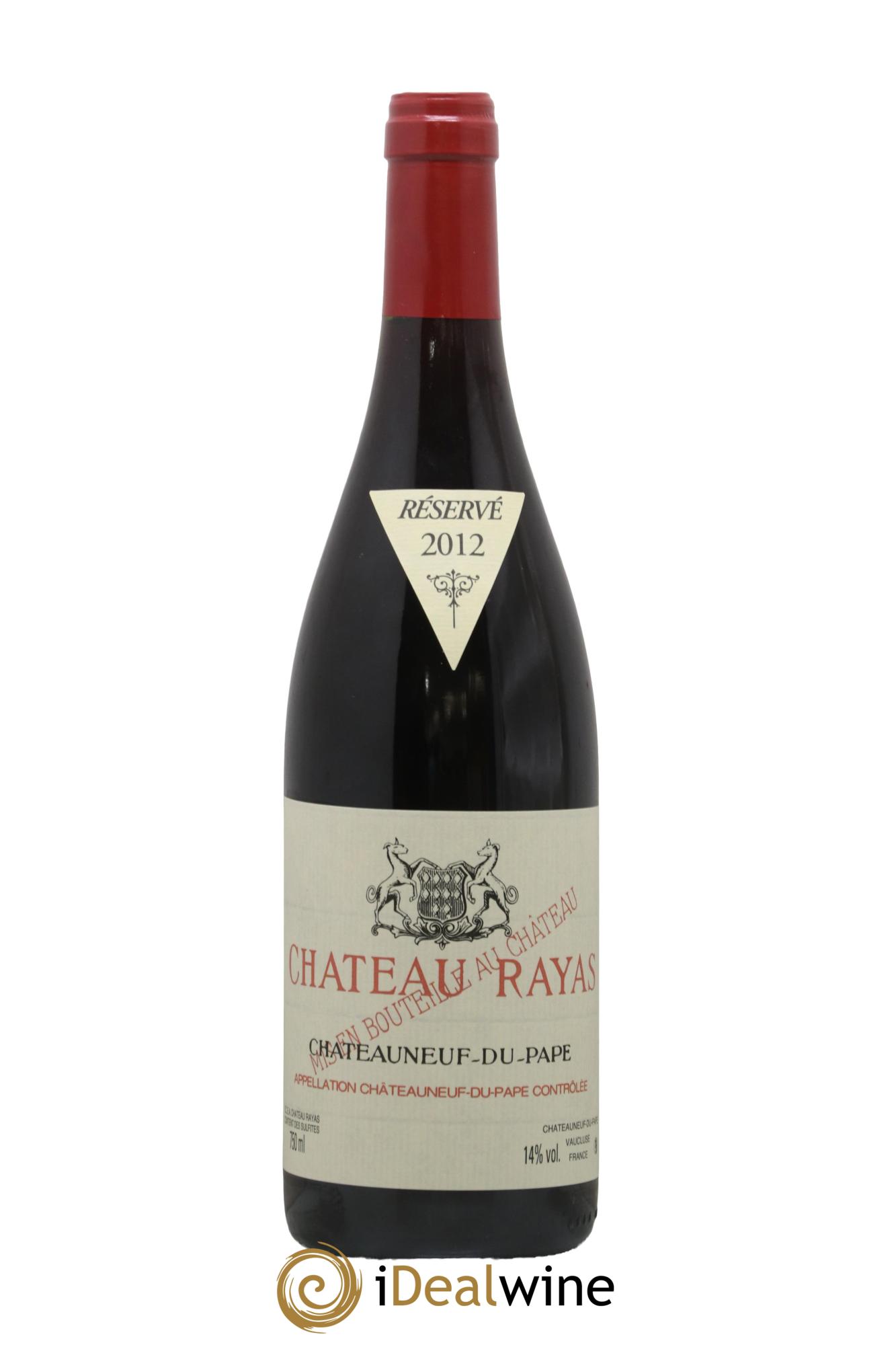 Châteauneuf-du-Pape Château Rayas Emmanuel Reynaud 2012 - Lot de 1 bouteille - 0