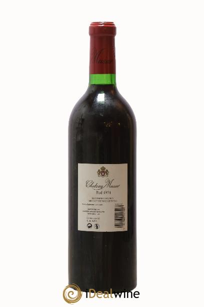 Château Musar Serge Hochar 1974 - Lot de 1 bouteille - 1