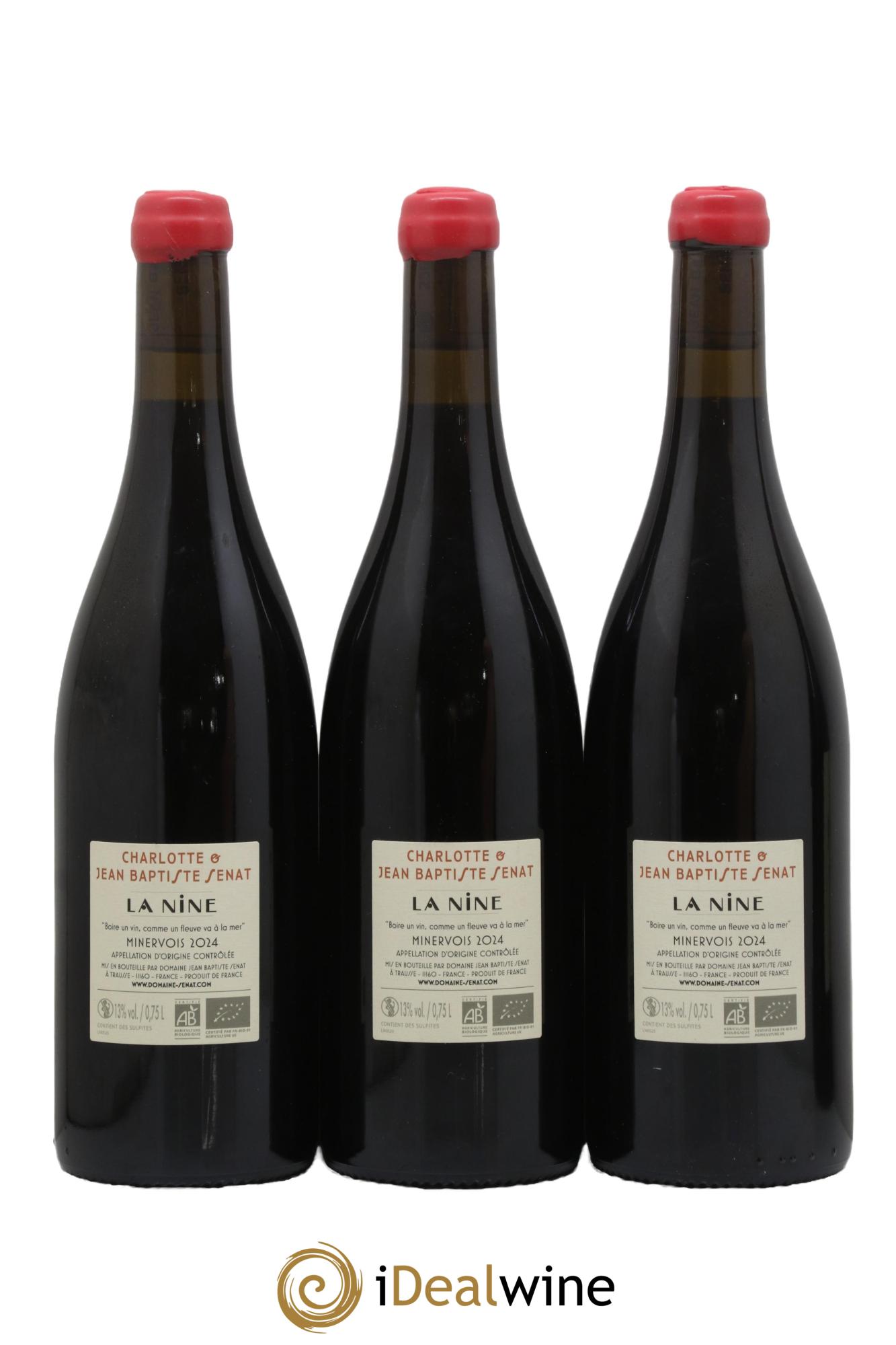 Minervois La Nine Jean-Baptiste Sénat 2024 - Posten von 3 Flaschen - 1