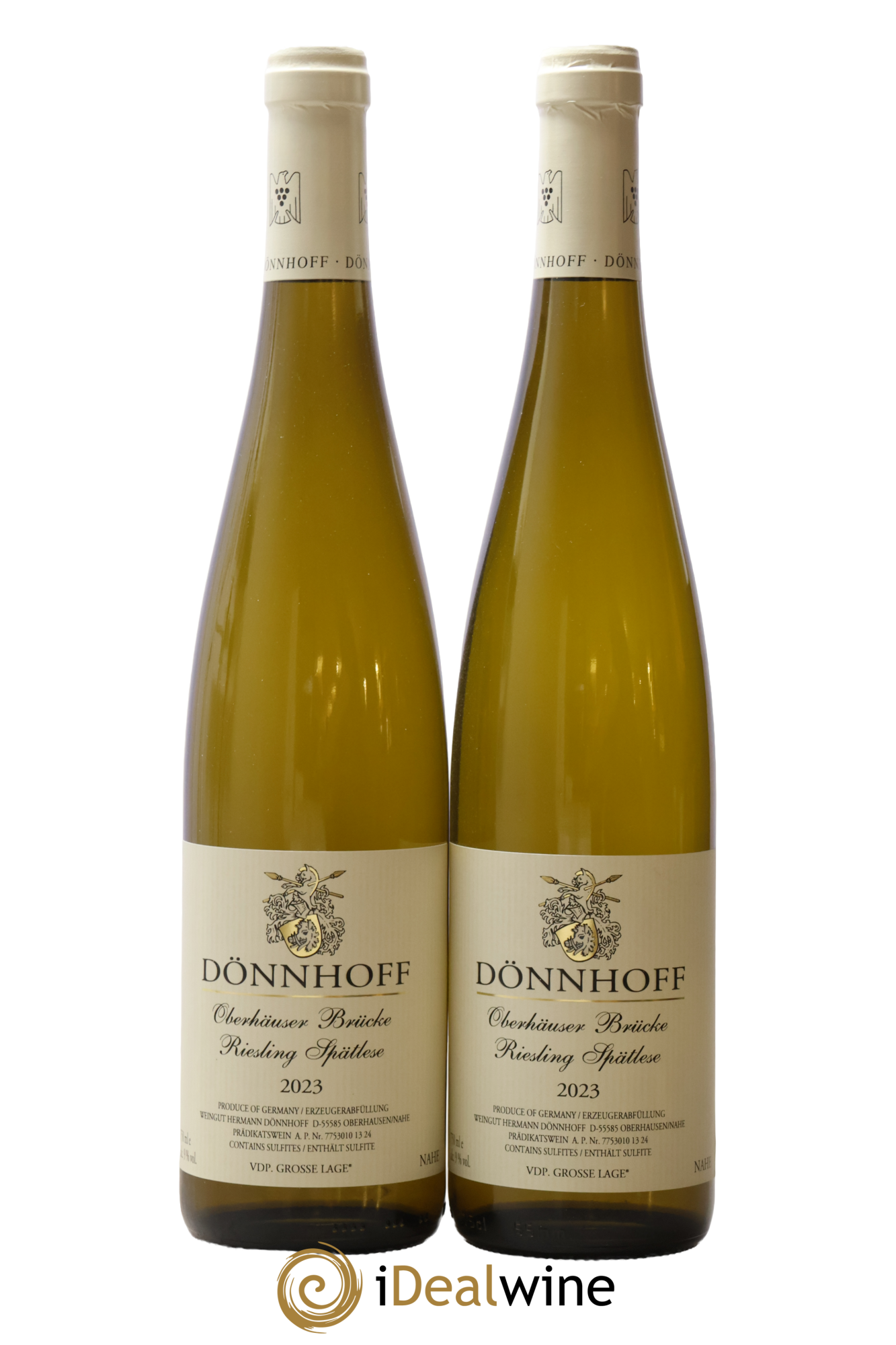 Allemagne Nahe Riesling Spatlese Oberhauser Brucke Donnhoff 2023 - Lot de 2 bouteilles - 0