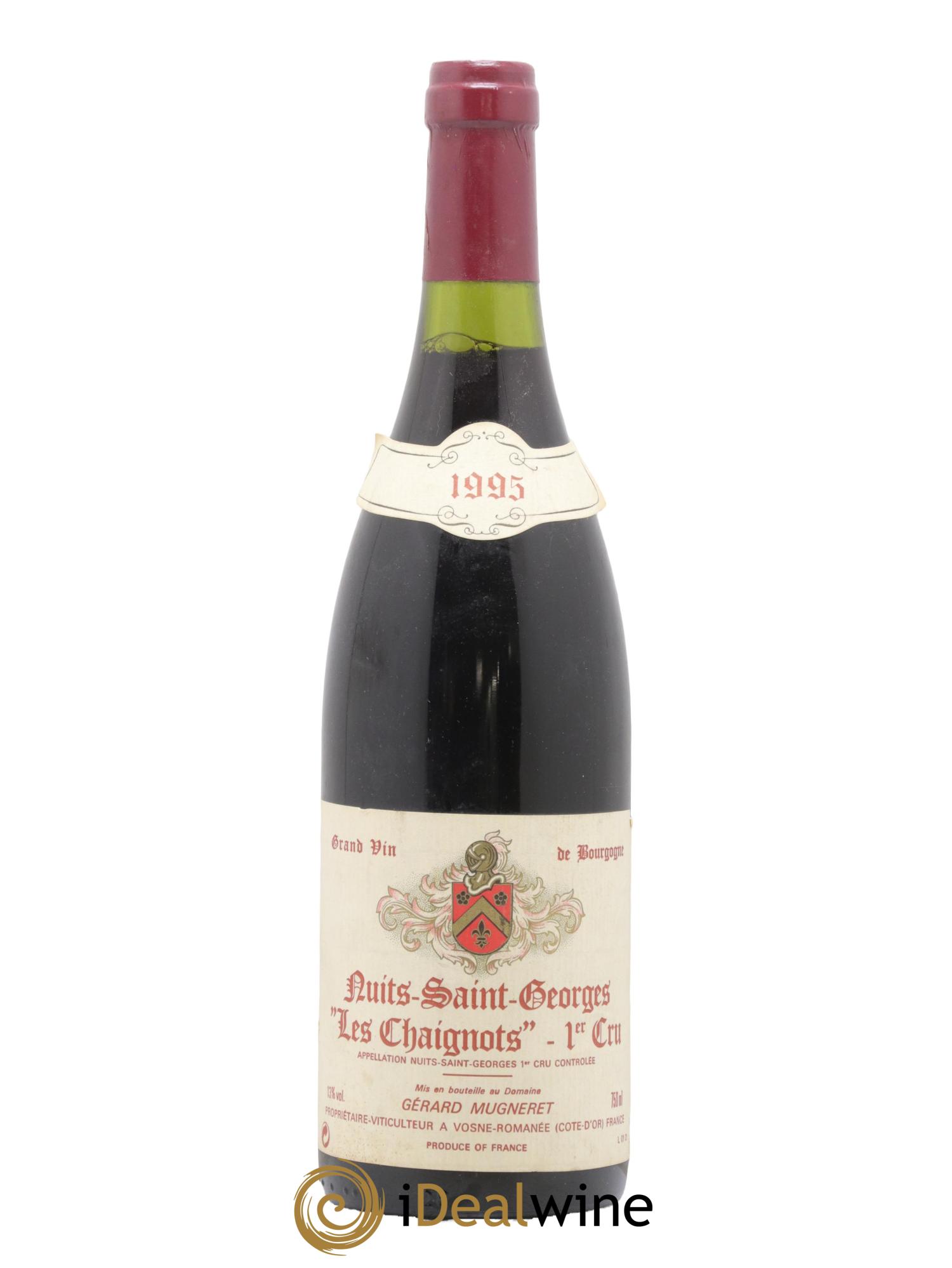 Nuits-Saint-Georges 1er Cru Les Chaignots Gérard Mugneret 1995 - Lot de 1 bouteille - 0