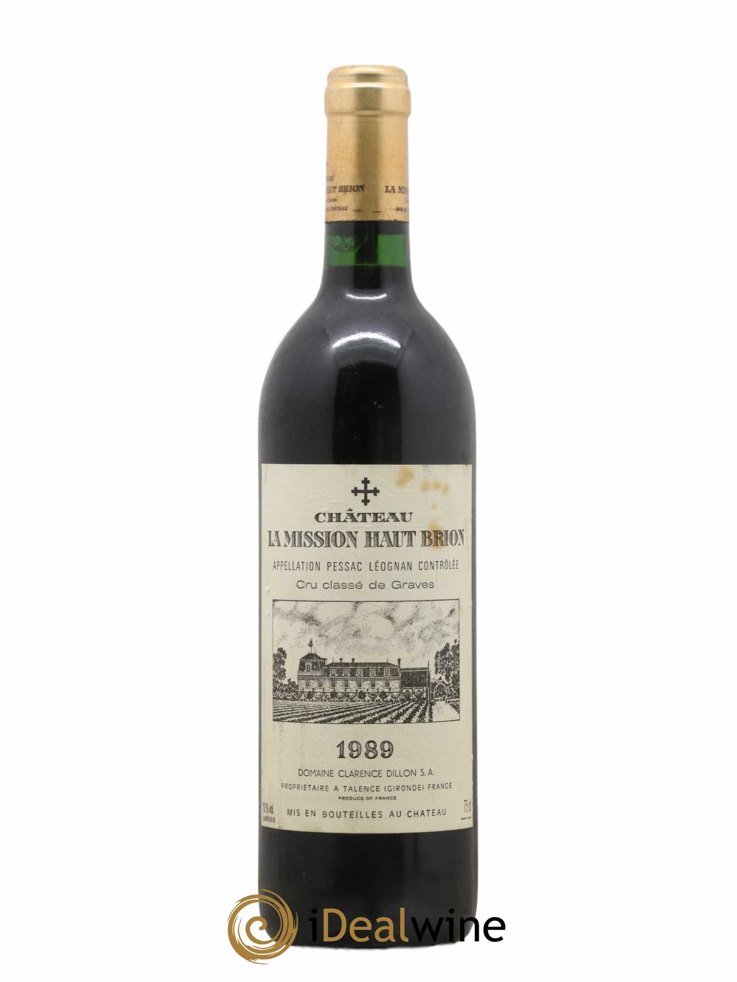 Château la Mission Haut-Brion Cru Classé de Graves 1989 - Lot de 1 bouteille - 0