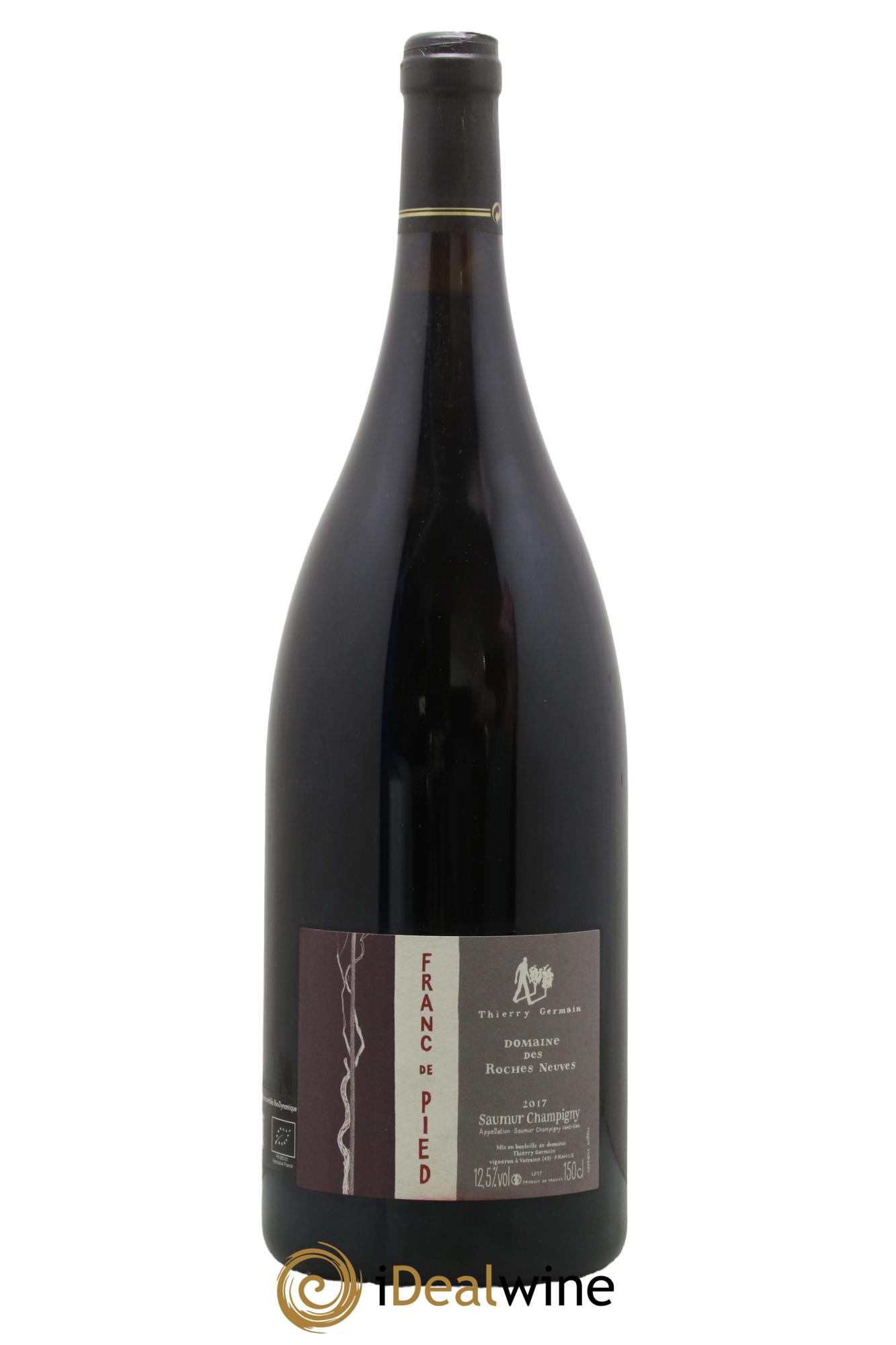 Saumur-Champigny Franc de pied Domaine des Roches Neuves - Thierry Germain 2017 - Lot de 1 magnum - 0