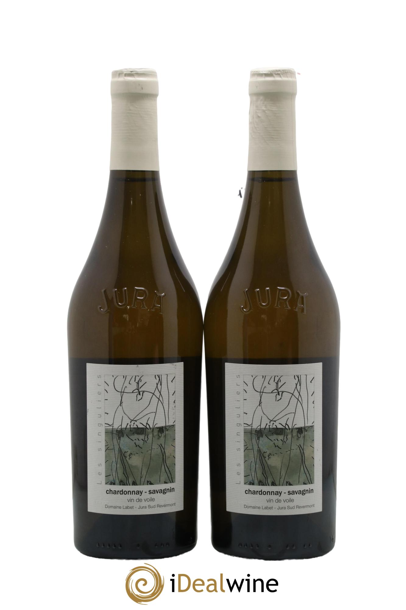 Côtes du Jura Vin de Voile Chardonnay-Savagnin cuvée de garde Romain - Julien - Charline Labet 2020 - Lotto di 2 bottiglie - 0