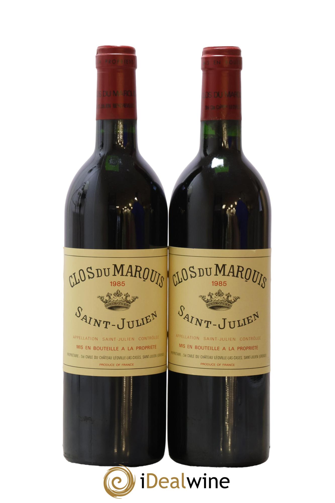 Clos du Marquis 1985 - Lot de 2 bouteilles - 0