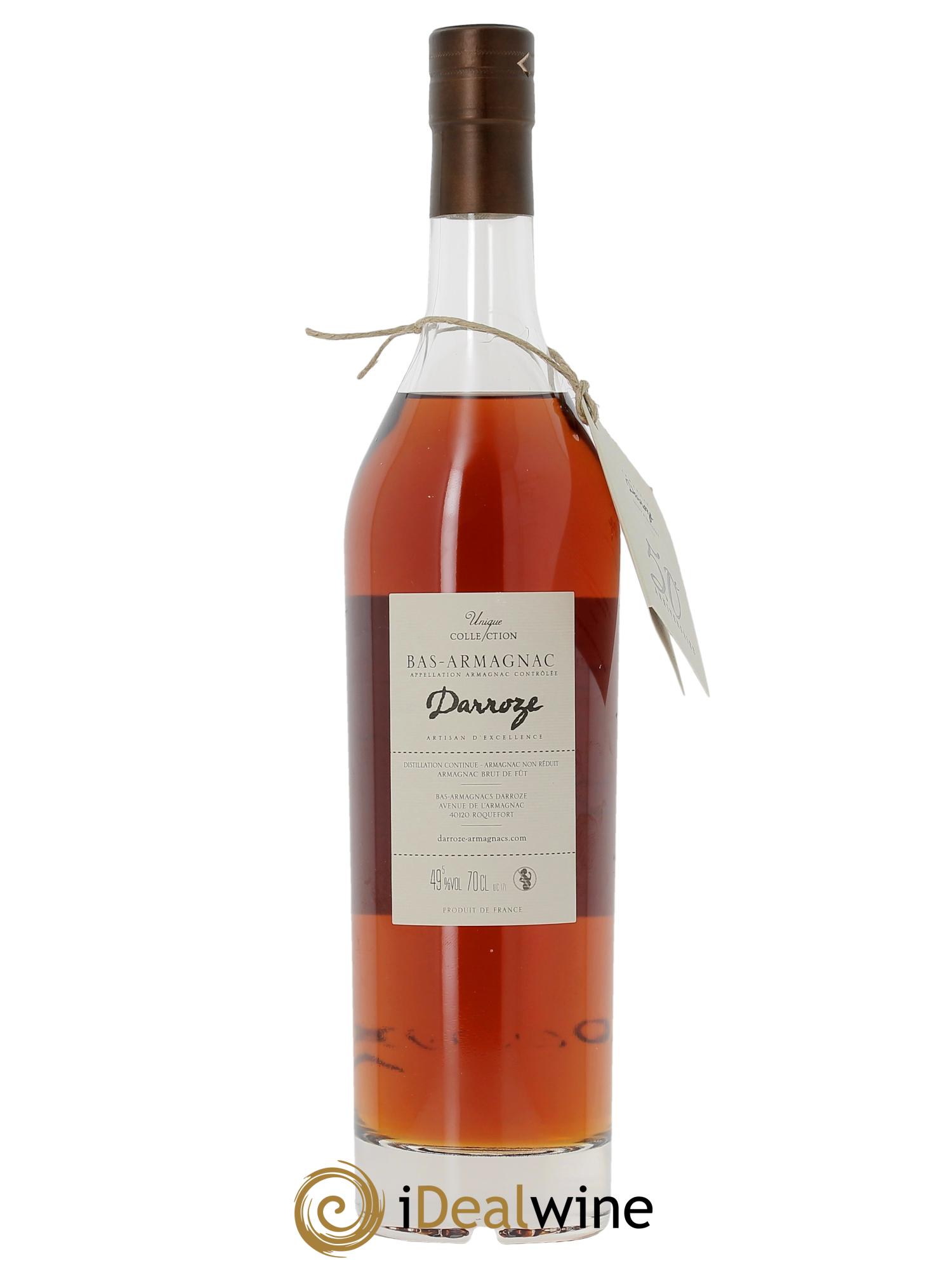 Bas-Armagnac Domaine de Poutéou (49.5°) Darroze  2006 - Lot de 1 bouteille - 2