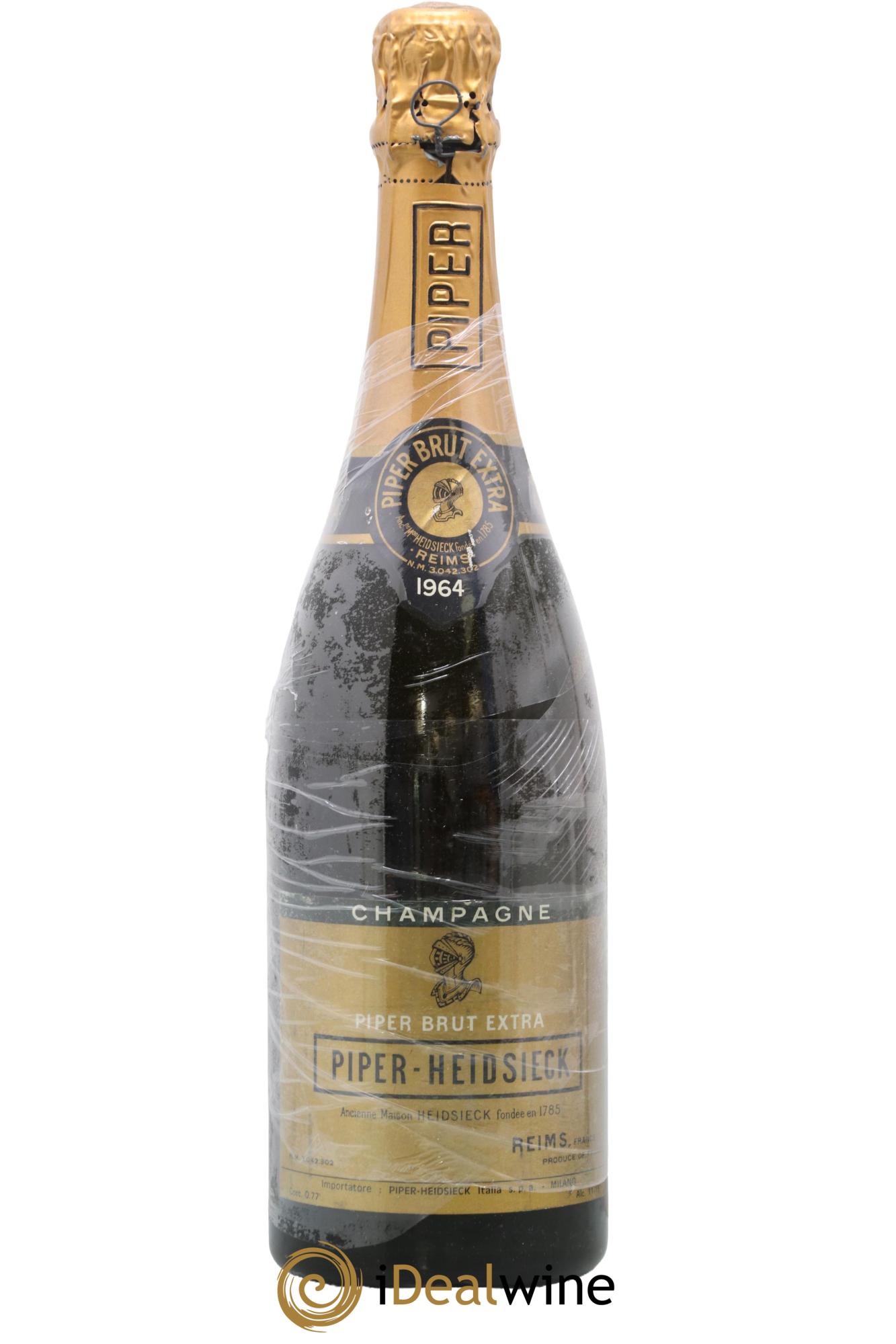Brut Piper Heidsieck 1964 - Lot de 1 bouteille - 0