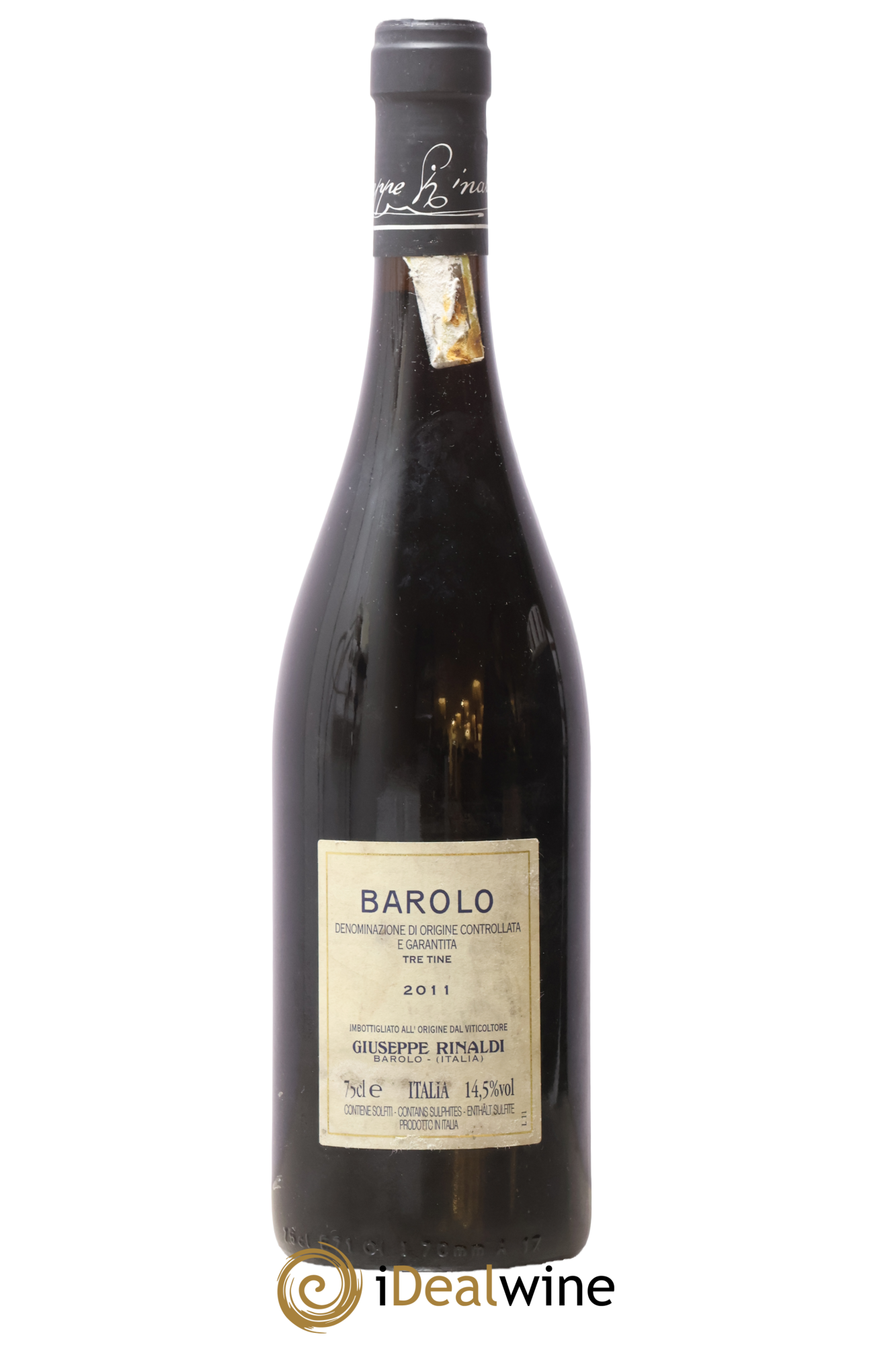 Barolo DOCG Tre Tine Giuseppe Rinaldi 2011 - Lot of 1 bottle - 1