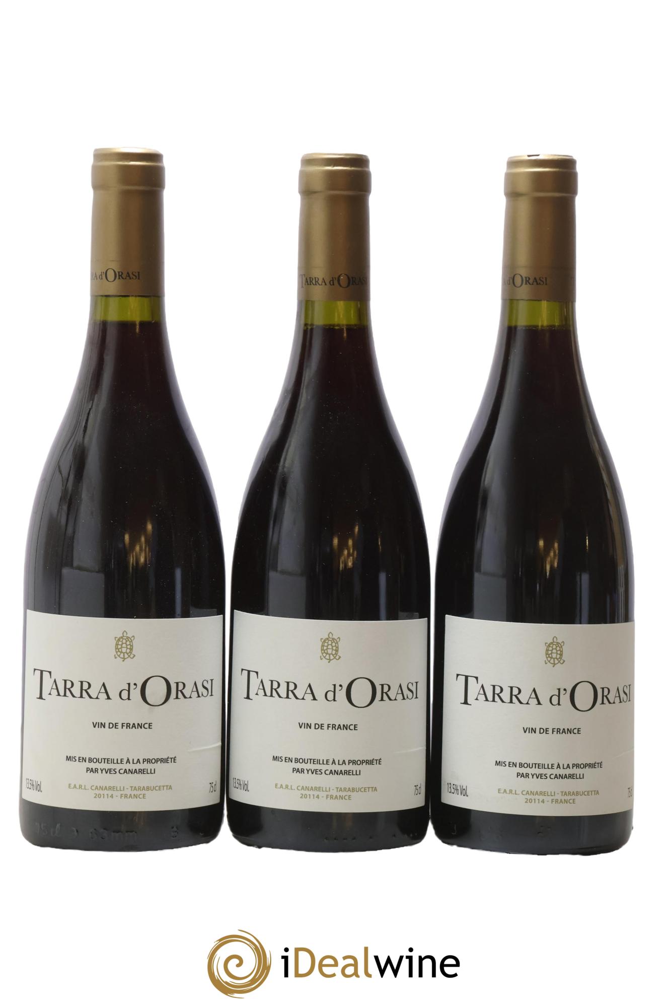 Vin de France Tarra d'Orasi Clos Canarelli 2018 - Posten von 3 Flaschen - 0