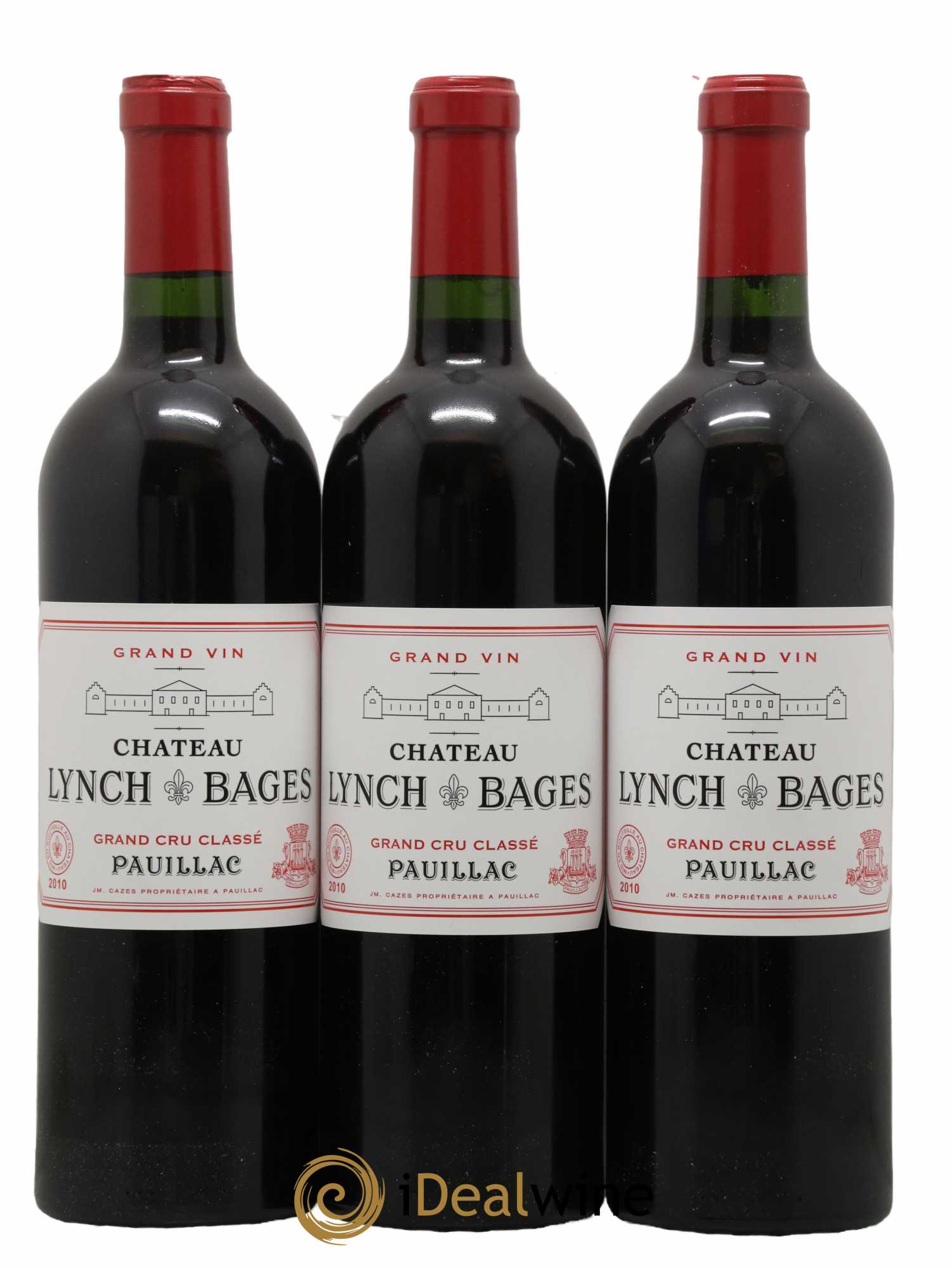 Château Lynch Bages 5ème Grand Cru Classé  2010 - Lot of 6 bottles - 3