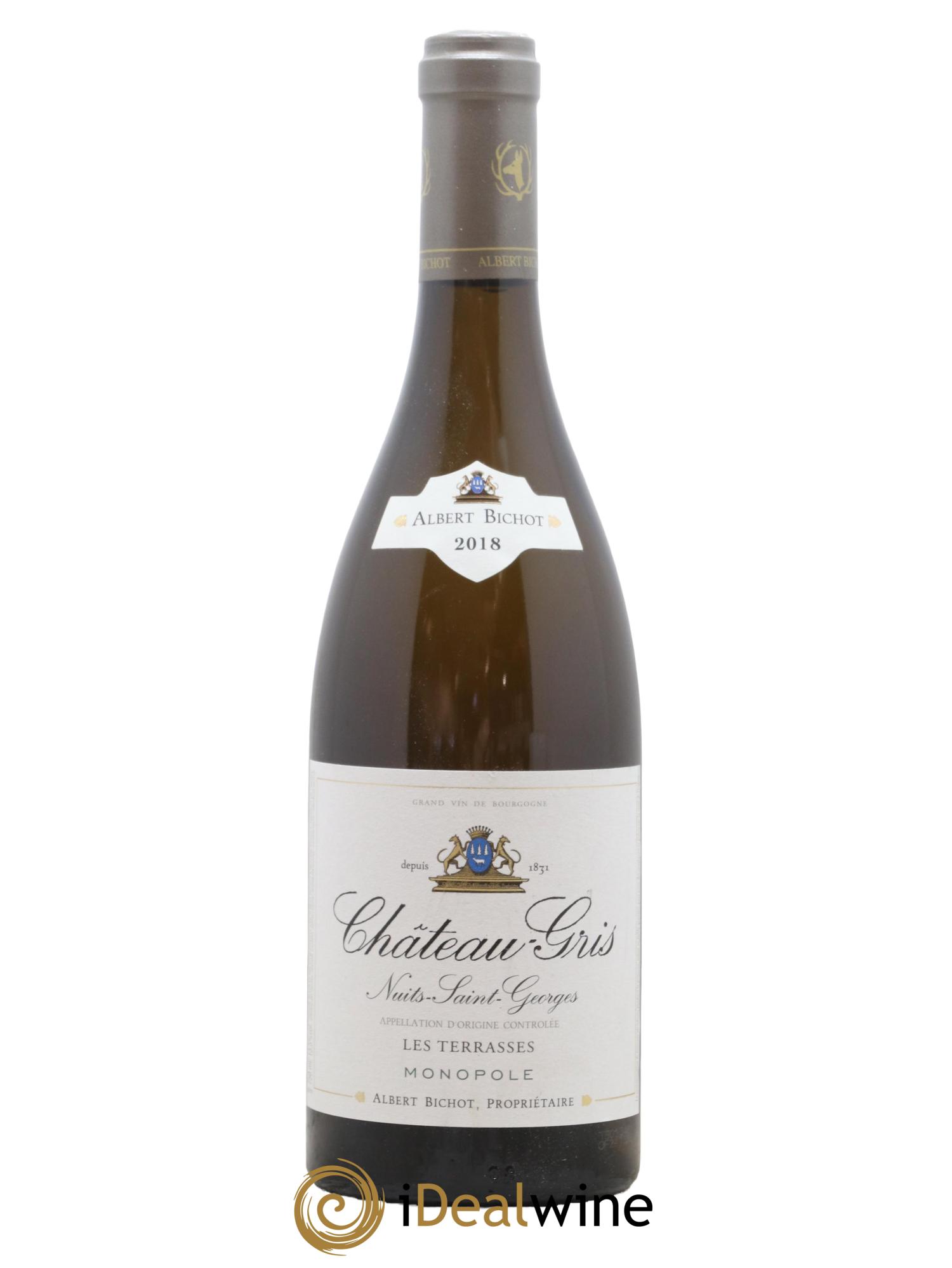 Nuits-Saint-Georges Les Terrasses Château Gris - Albert Bichot 2018 - Lot de 1 bouteille - 0
