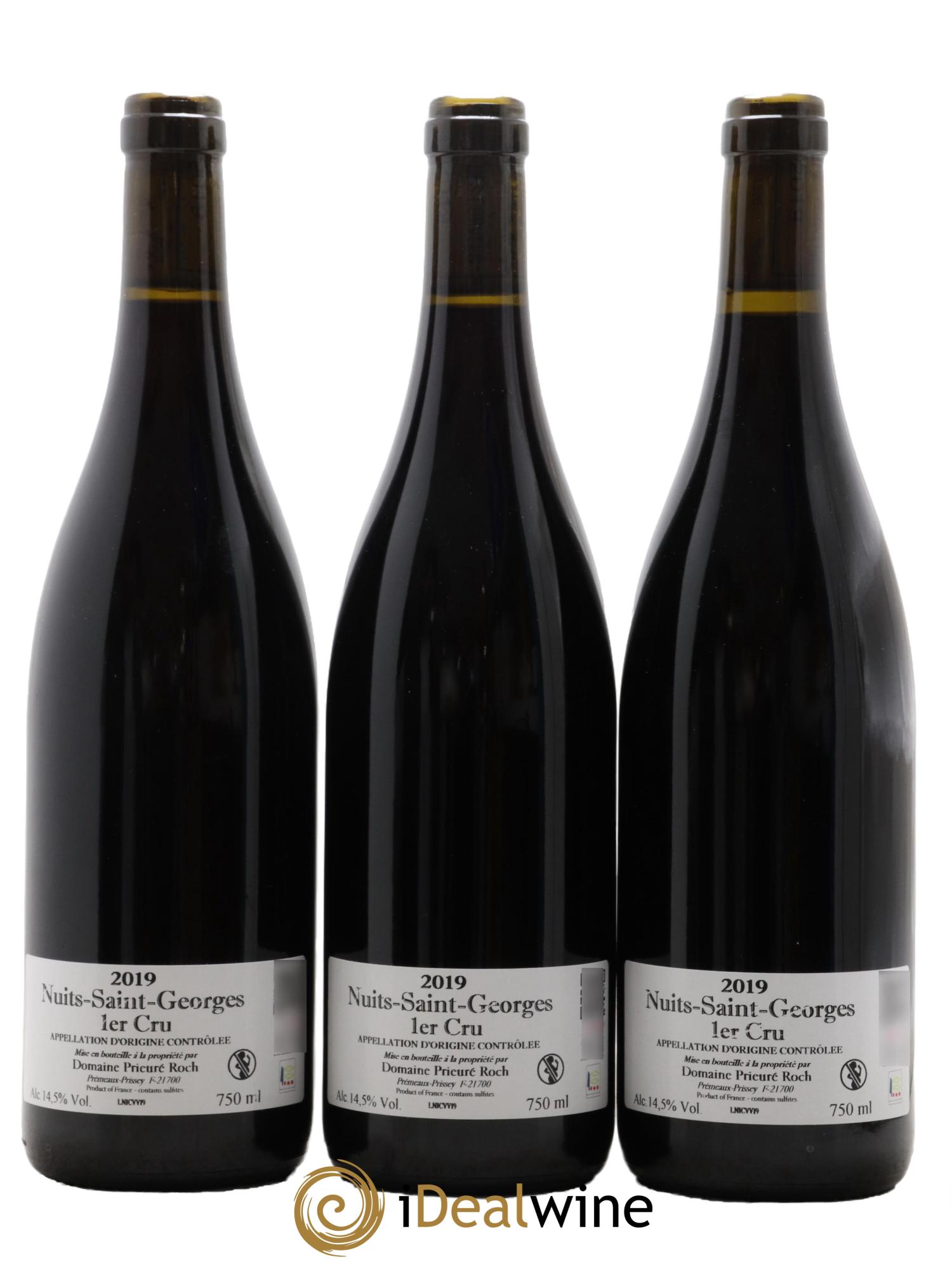 Nuits-Saint-Georges 1er Cru Vieilles Vignes Prieuré Roch 2019 - Lot de 3 bouteilles - 1