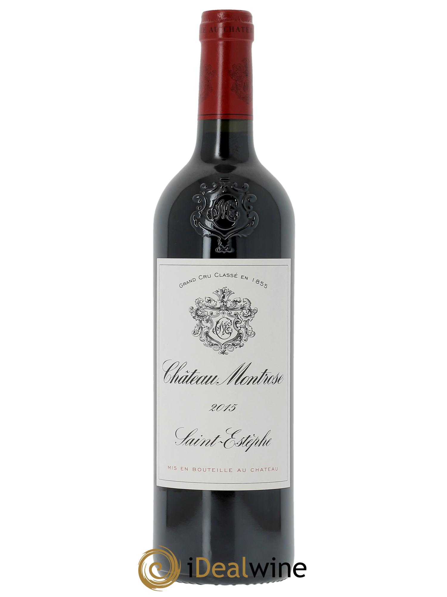 Château Montrose 2ème Grand Cru Classé (Original-holzkiste ab 3 Fl.) 2015 - Posten von 1 Flasche - 0