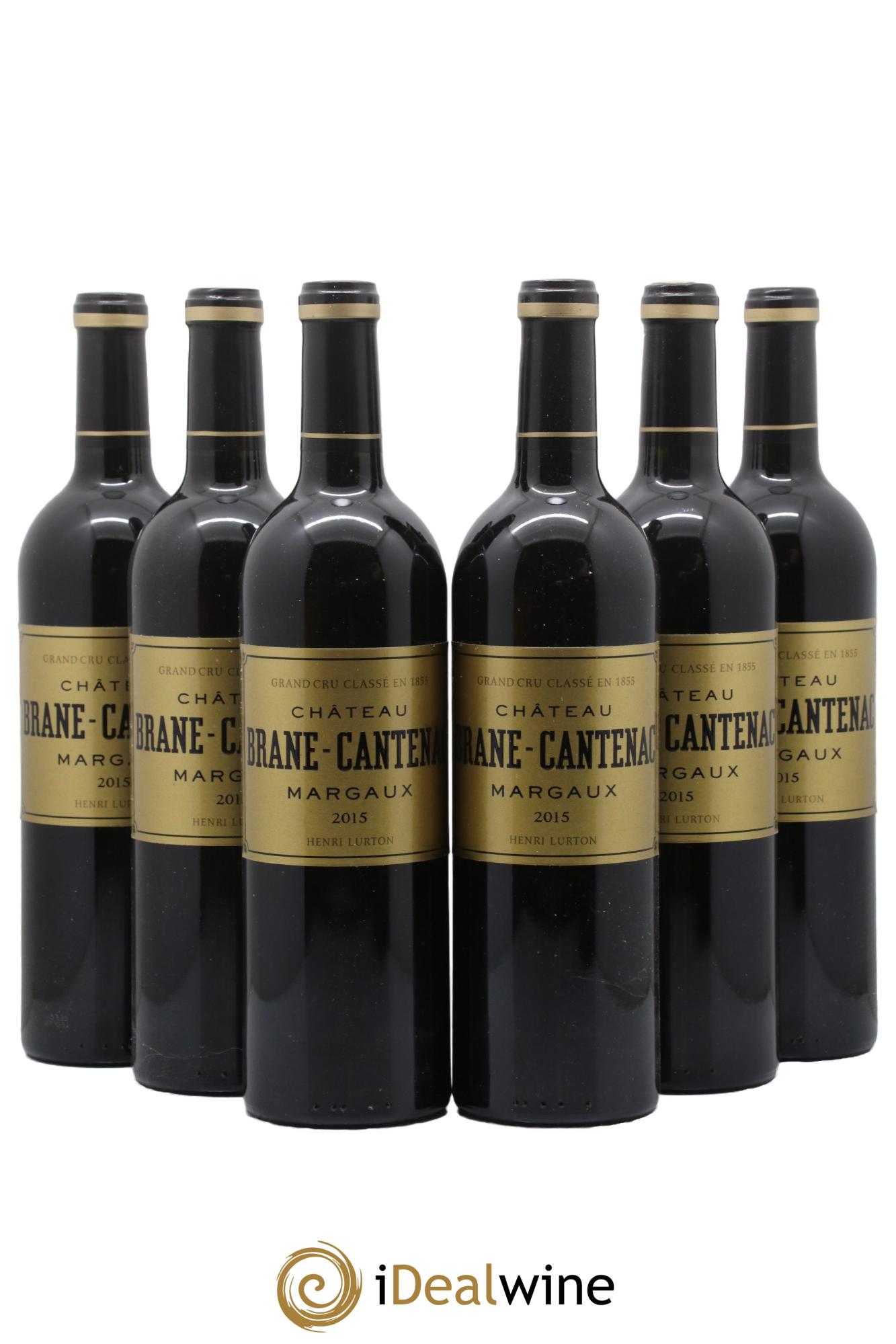 Château Brane Cantenac 2ème Grand Cru Classé 2015 - Lot de 6 bouteilles - 0