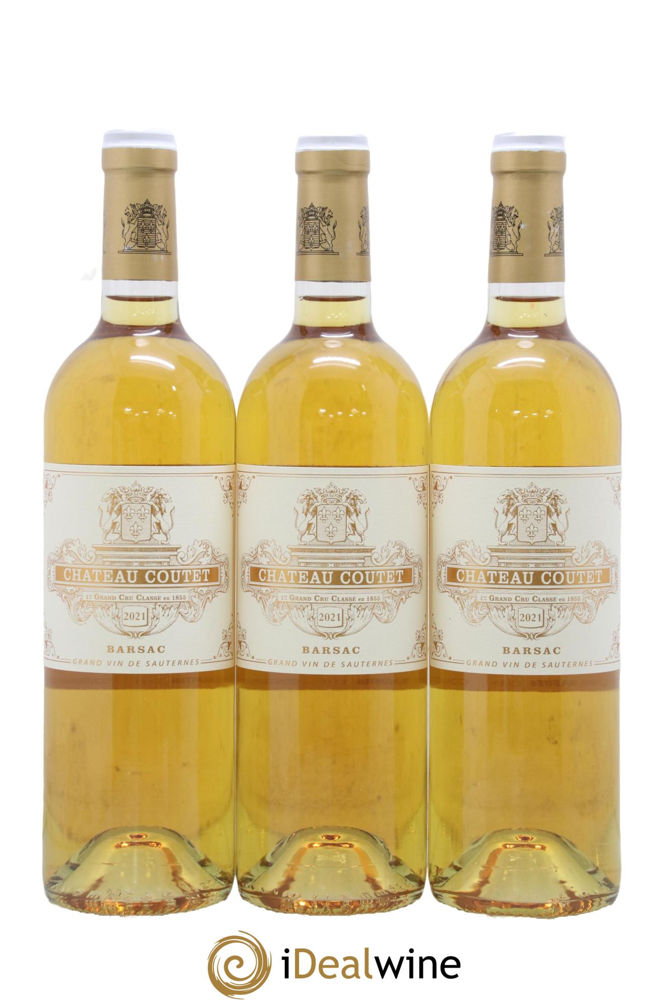 Château Coutet 1er Grand Cru Classé 2021 - Lotto di 3 bottiglie - 0