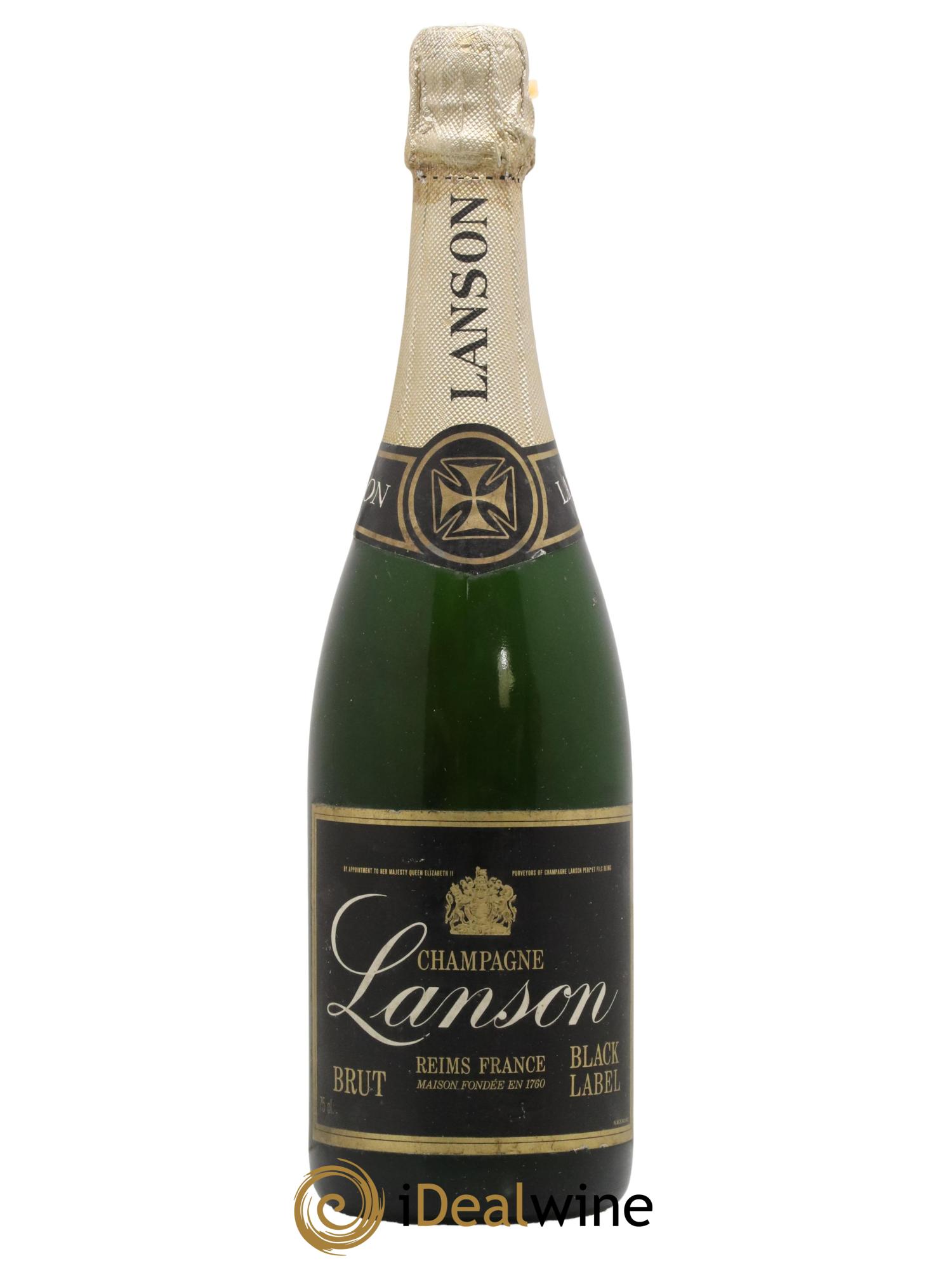 Champagne Brut Black Label Maison Lanson - Lot de 1 bouteille - 0