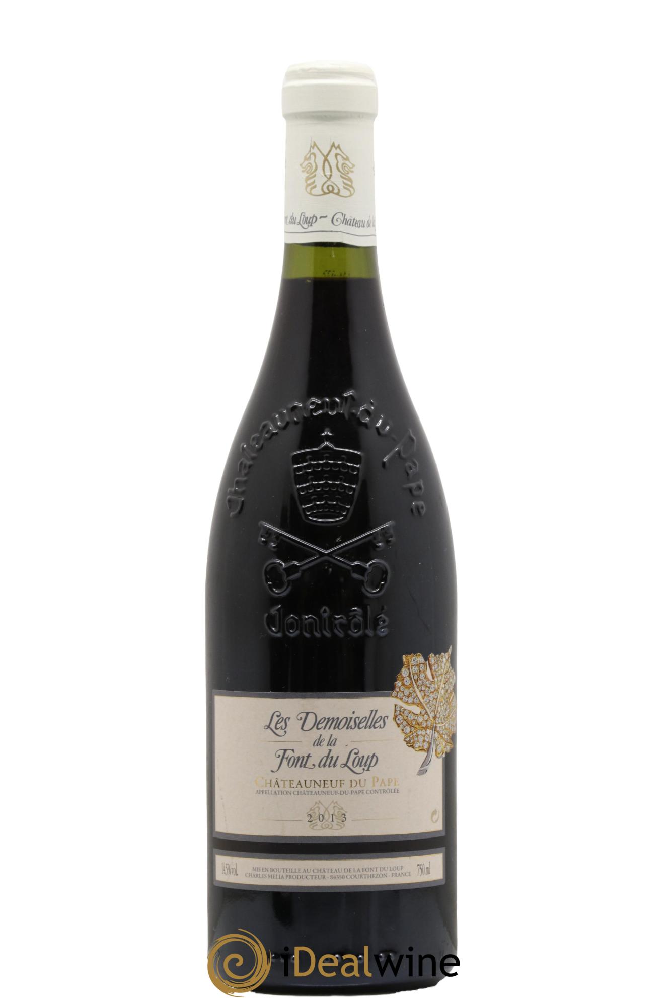 Châteauneuf-du-Pape Les Demoiselles de la Font du Loup 2013 - Lot de 1 bouteille - 0