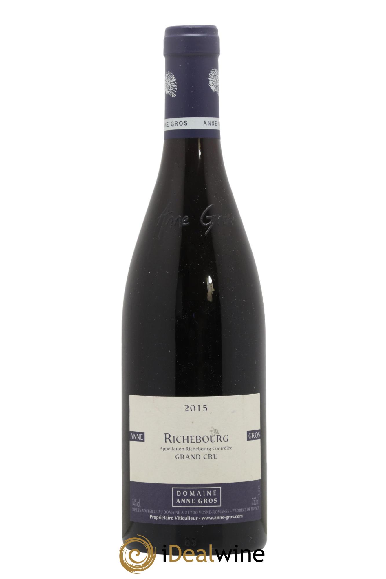 Richebourg Grand Cru Anne Gros 2015 - Lot de 1 bouteille - 0