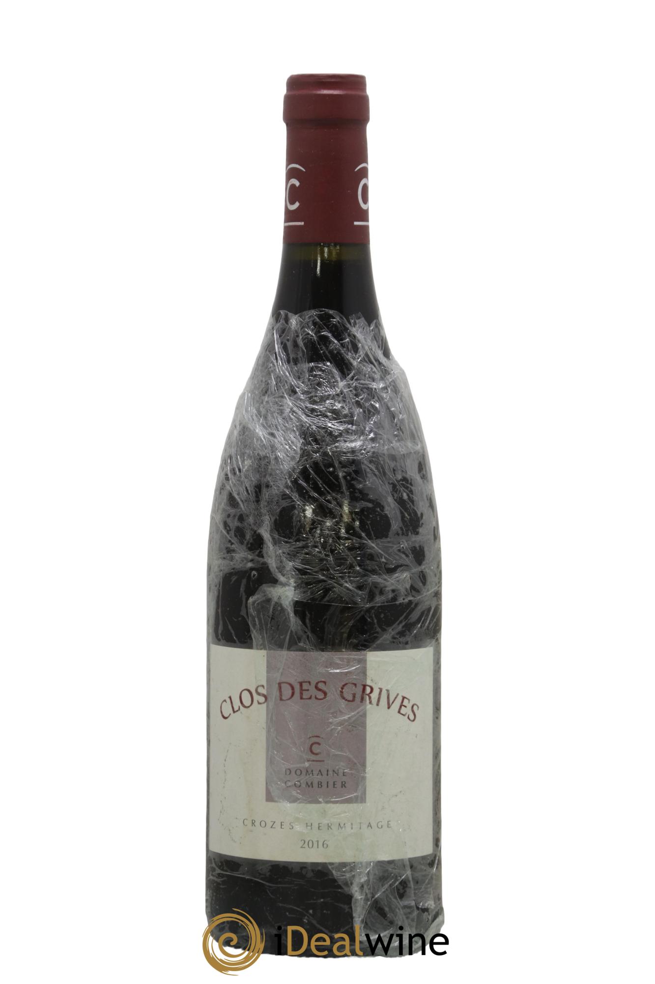 Crozes-Hermitage Clos des Grives Combier 2016 - Lot de 1 bouteille - 0