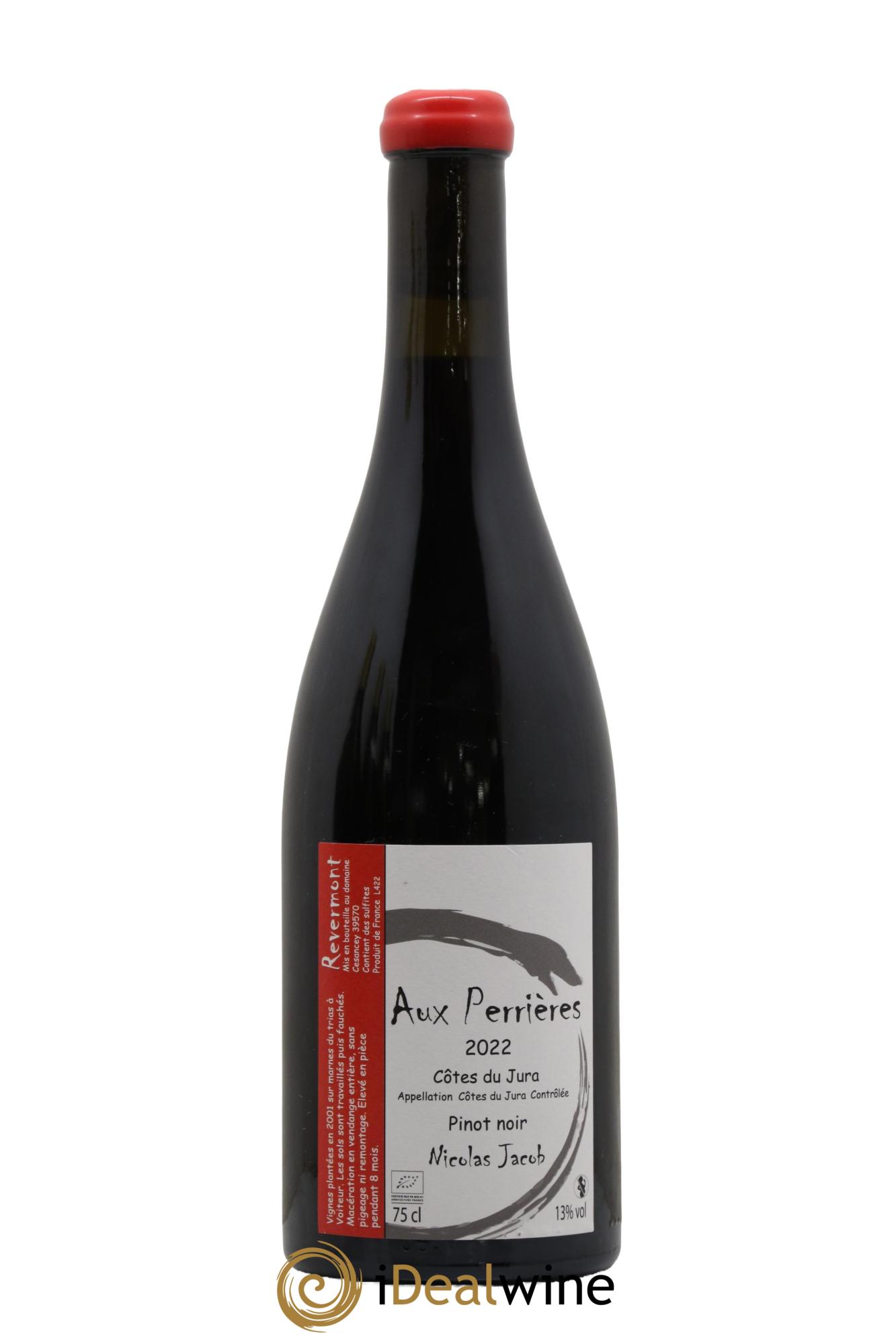 Côtes du Jura Aux Perrières Nicolas Jacob 2022 - Lot de 1 bouteille - 0