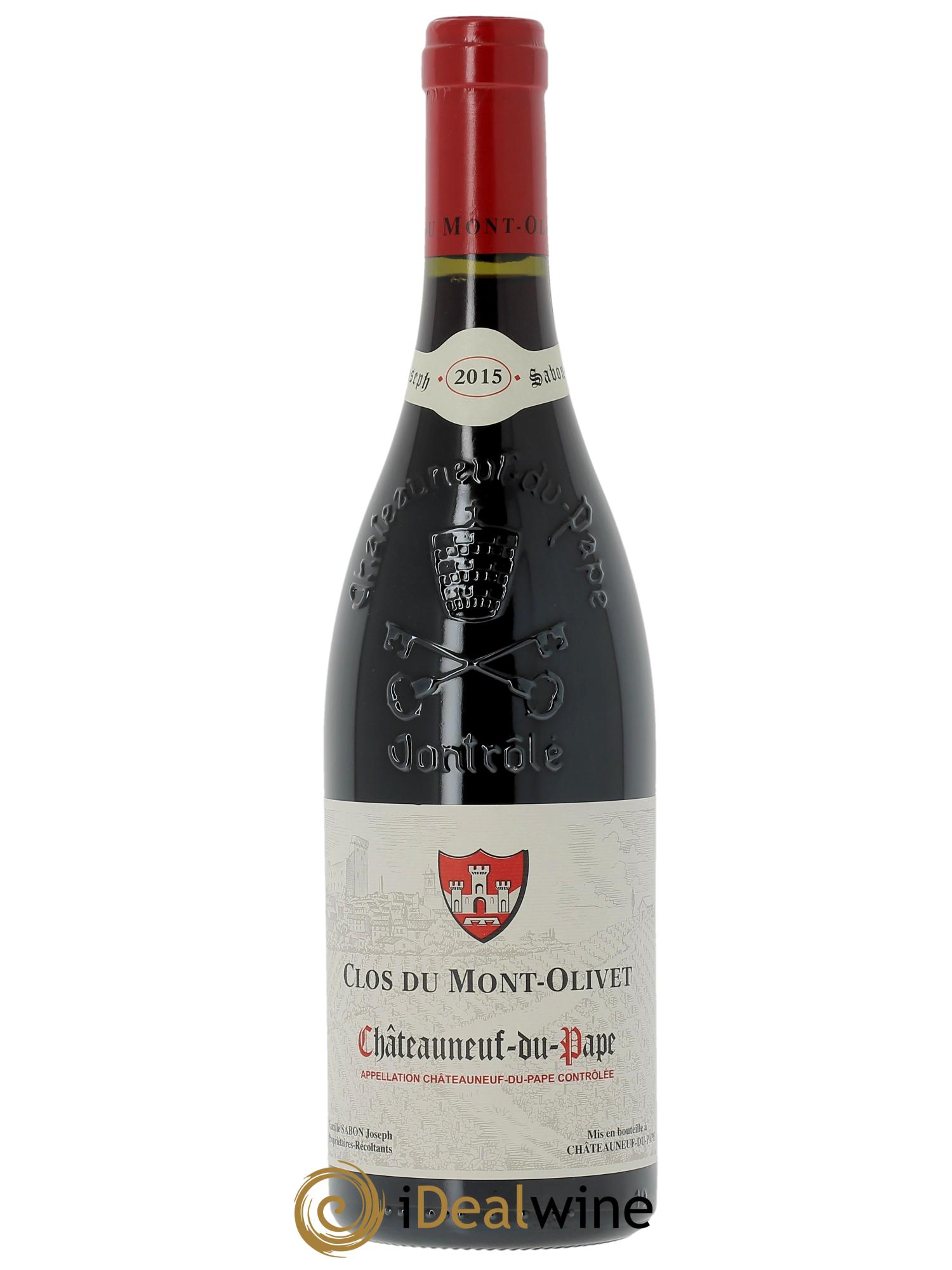 Châteauneuf-du-Pape Clos du Mont-Olivet  2015 - Lot of 1 bottle - 0