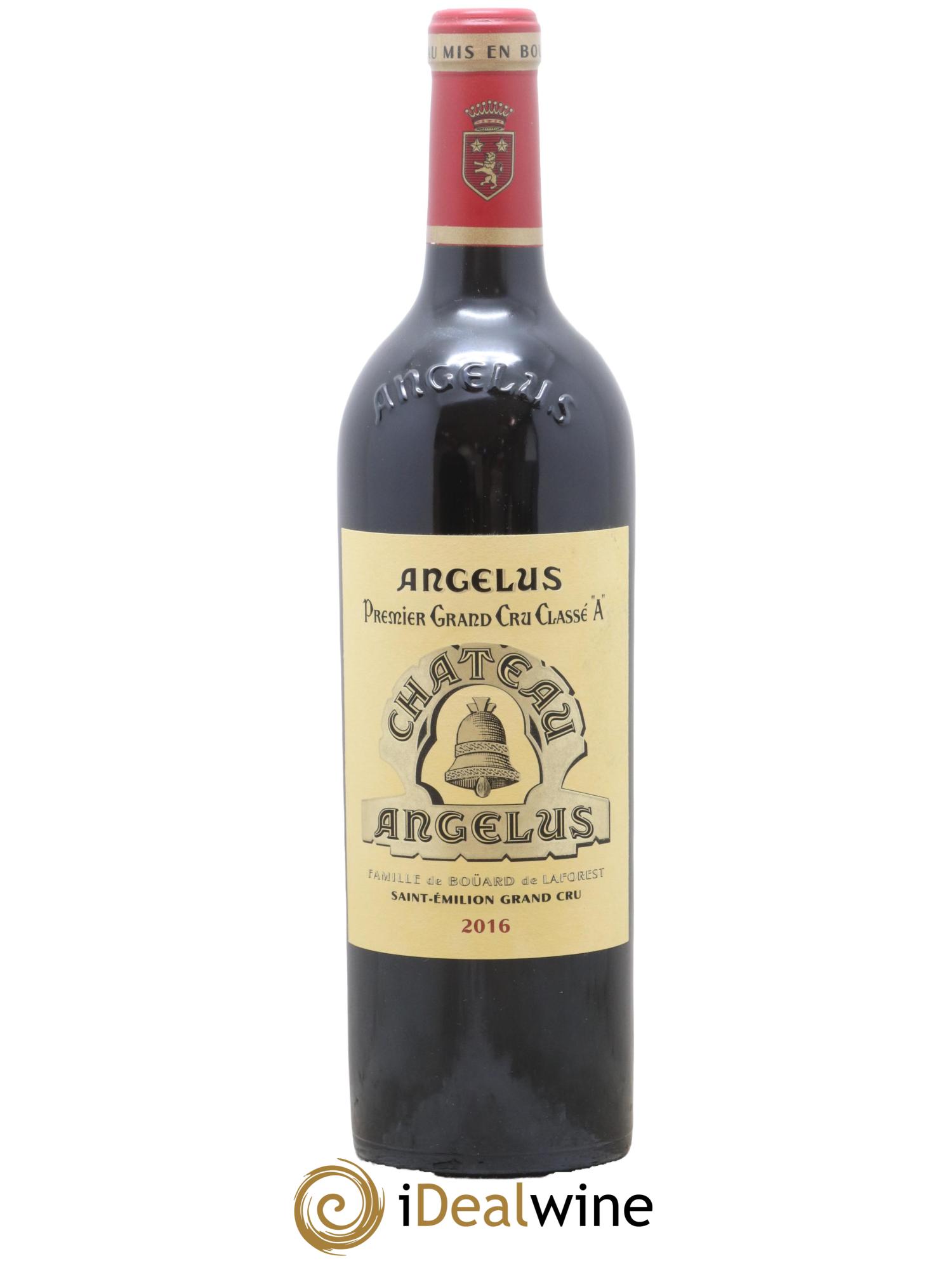 Château Angélus 1er Grand Cru Classé A 2016 - Lot de 1 bouteille - 0