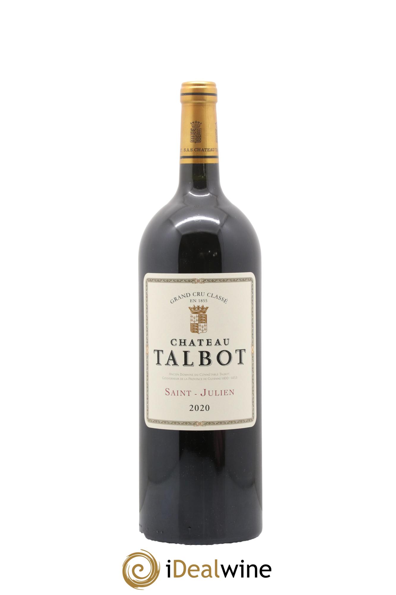 Château Talbot 4ème Grand Cru Classé 2020 - Lot de 1 magnum - 1