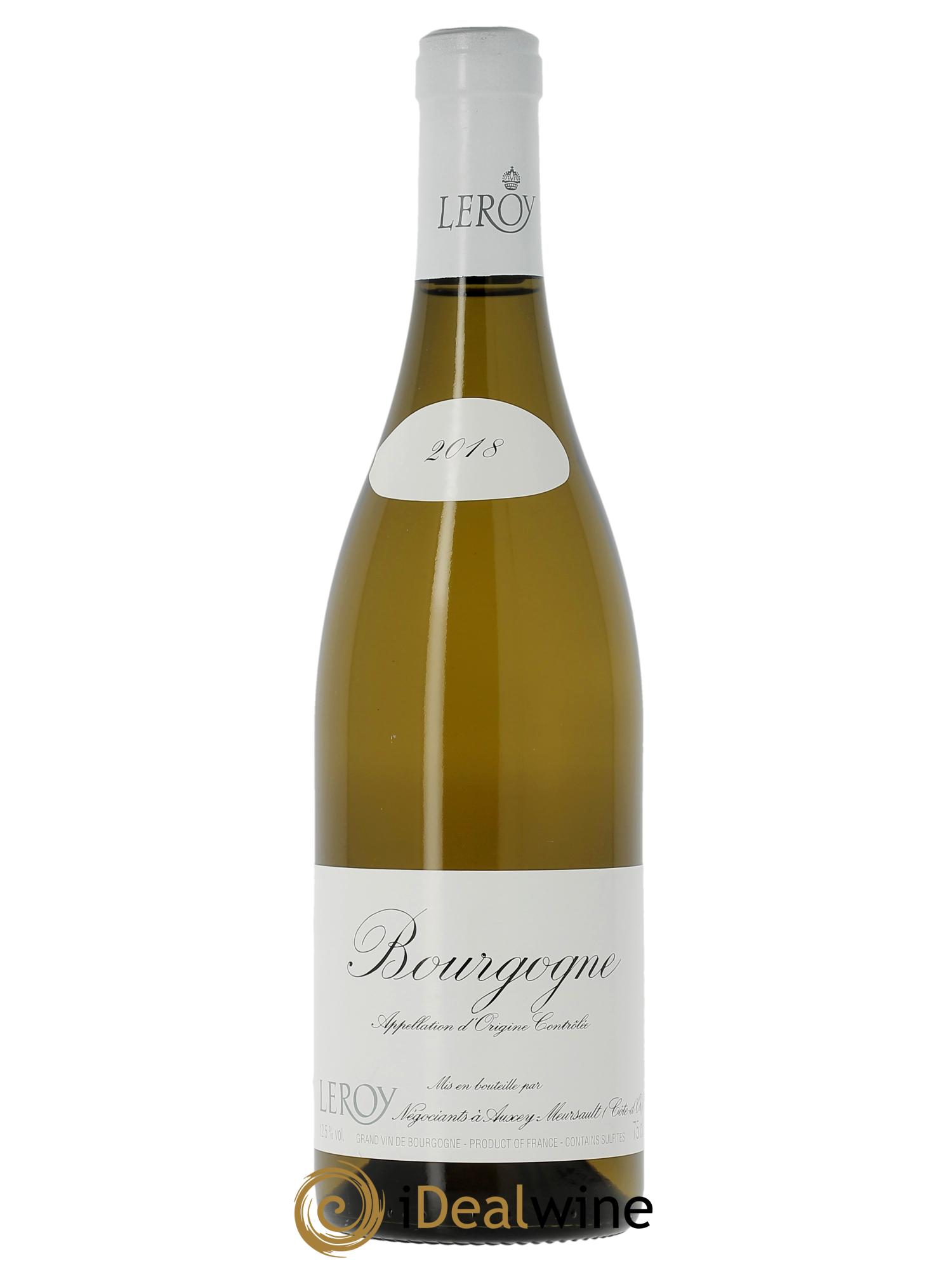 Bourgogne Leroy SA  2018 - Lot de 1 bouteille - 0
