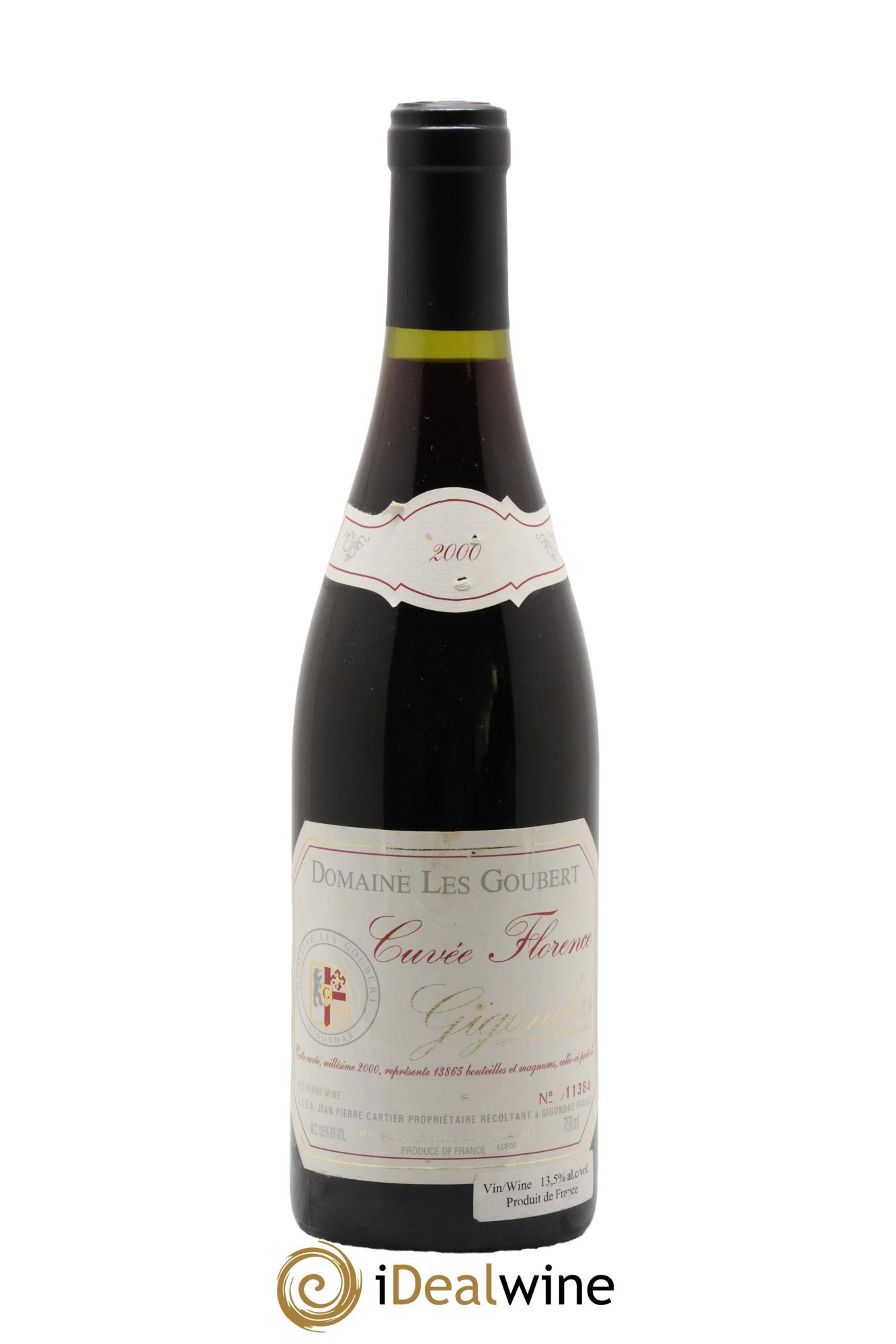 Gigondas Cuvée Florence Les Goubert (Domaine) 2000 - Lotto di 1 bottiglia - 0
