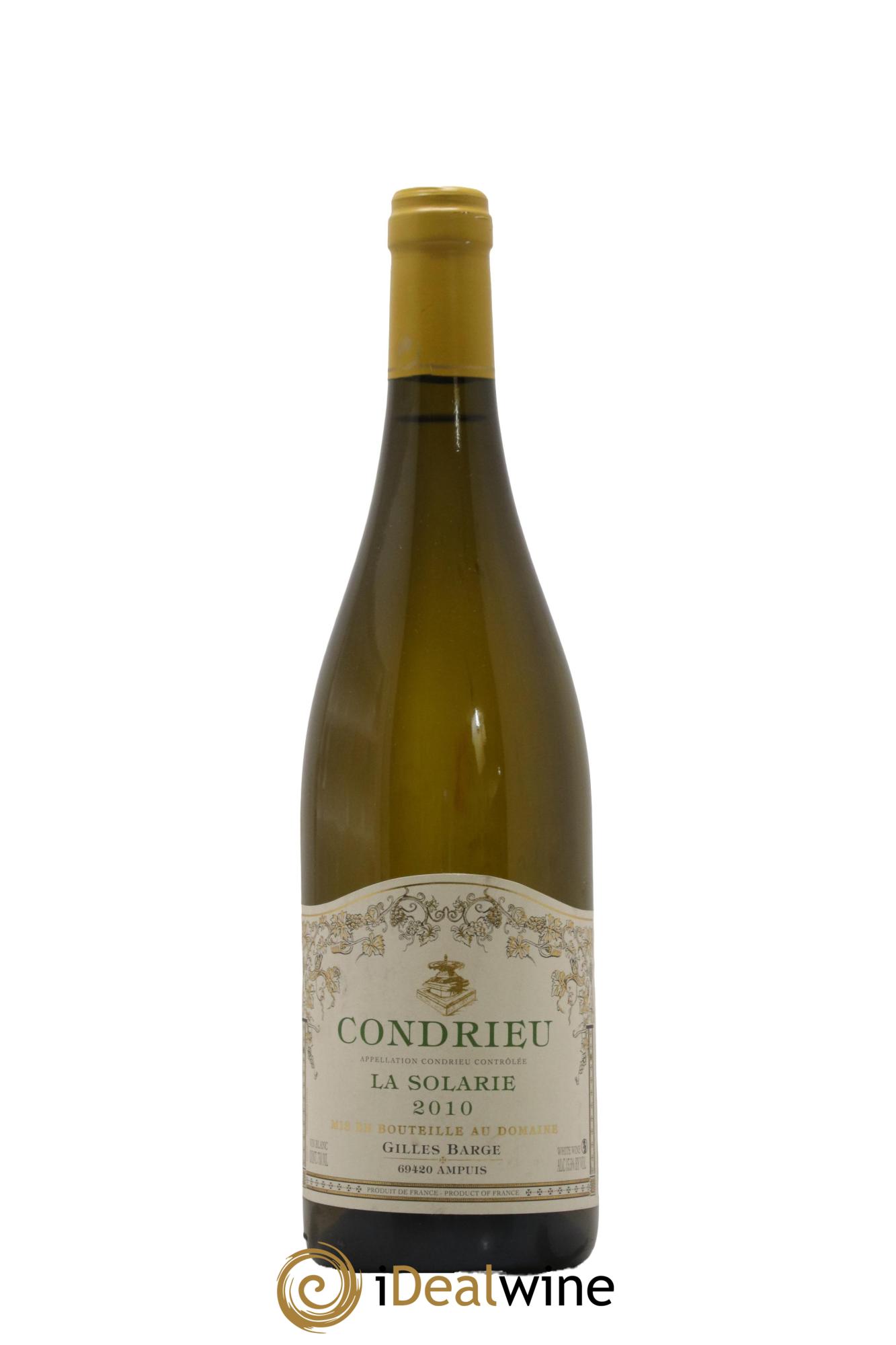 Condrieu La Solarie Barge 2010 - Lot de 1 bouteille - 0