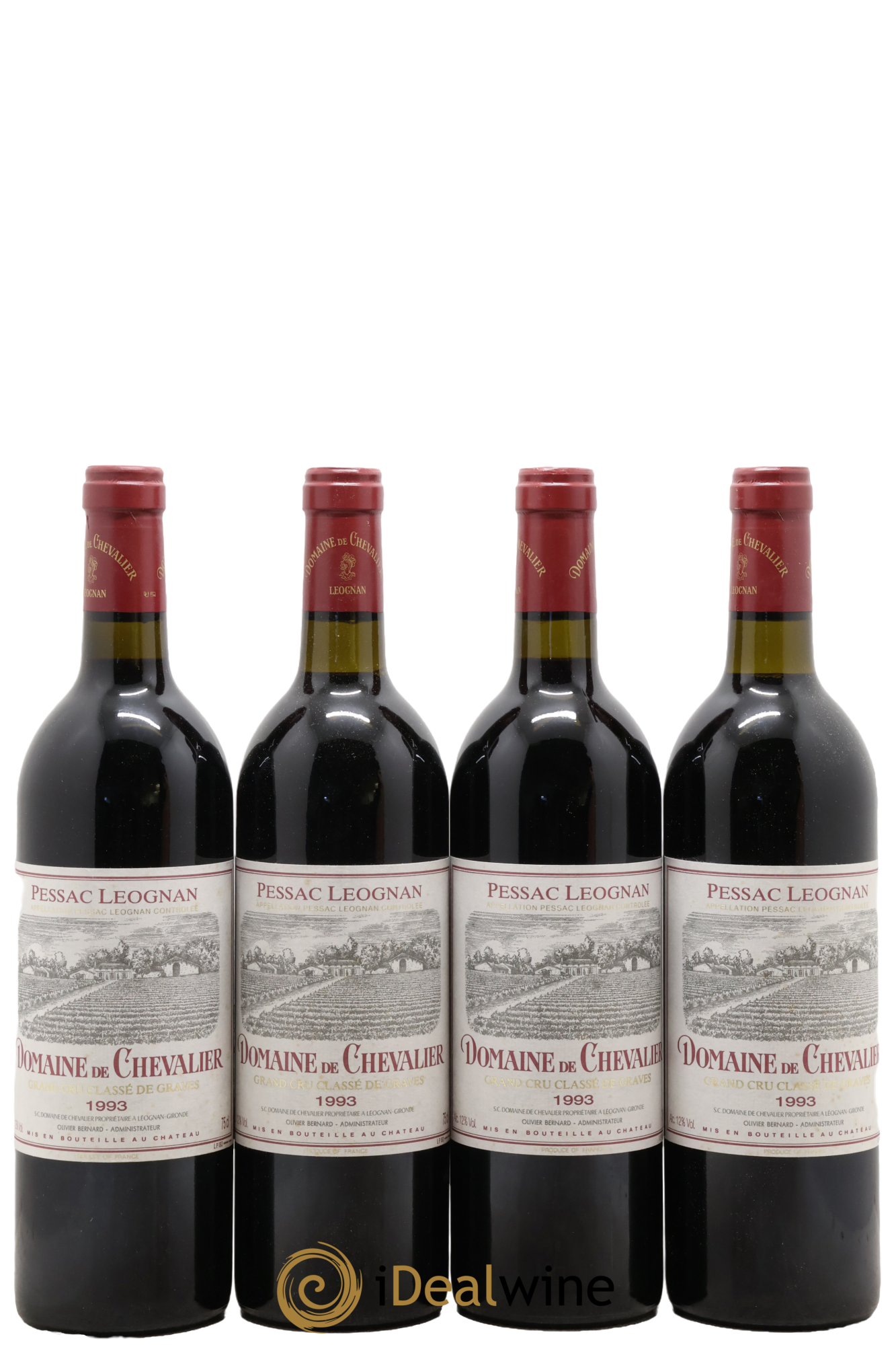 Domaine de Chevalier Cru Classé de Graves 1993 - Posten von 4 Flaschen - 0