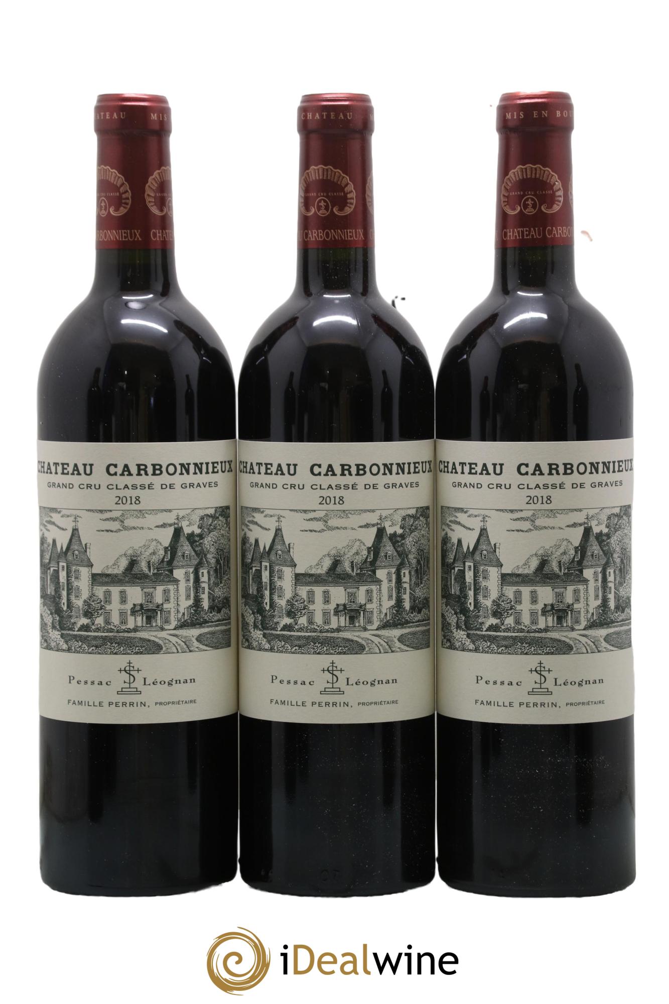 Château Carbonnieux Cru Classé de Graves 2018 - Lot de 6 bouteilles - 1