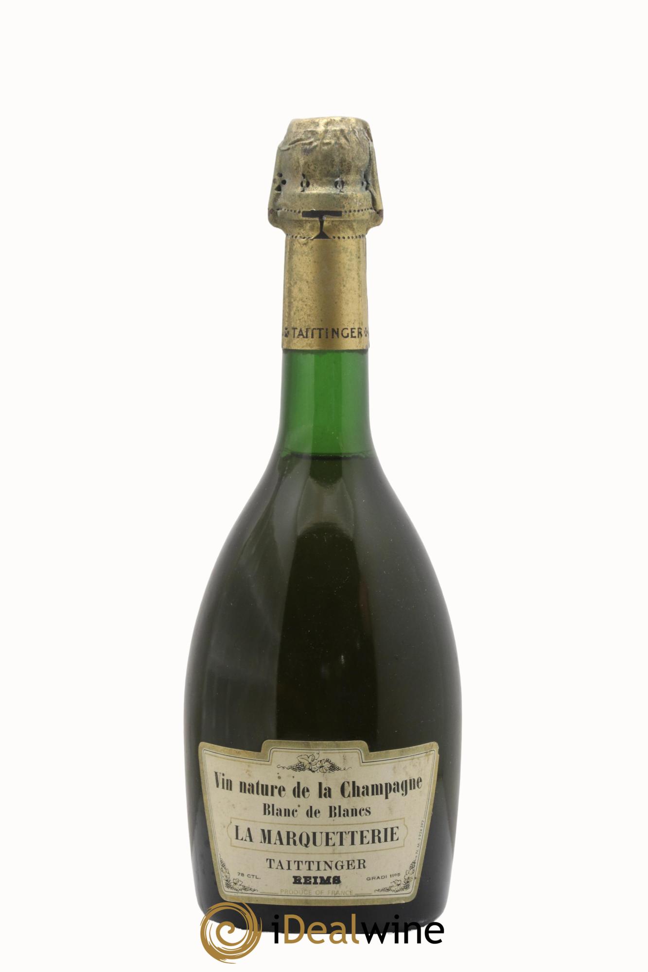 Champagne Blanc De Blancs La Marquetterie Taittinger - Lotto di 1 bottiglia - 0