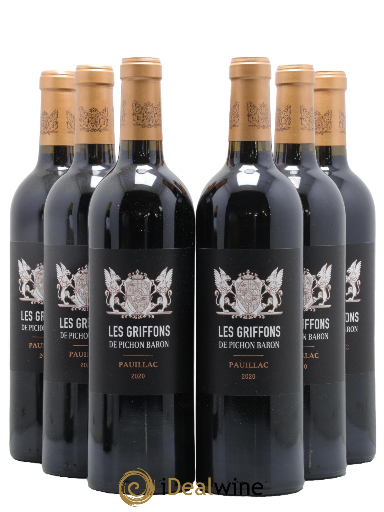 Les Griffons de Pichon Baron 2020 - Lot de 6 bouteilles - 0