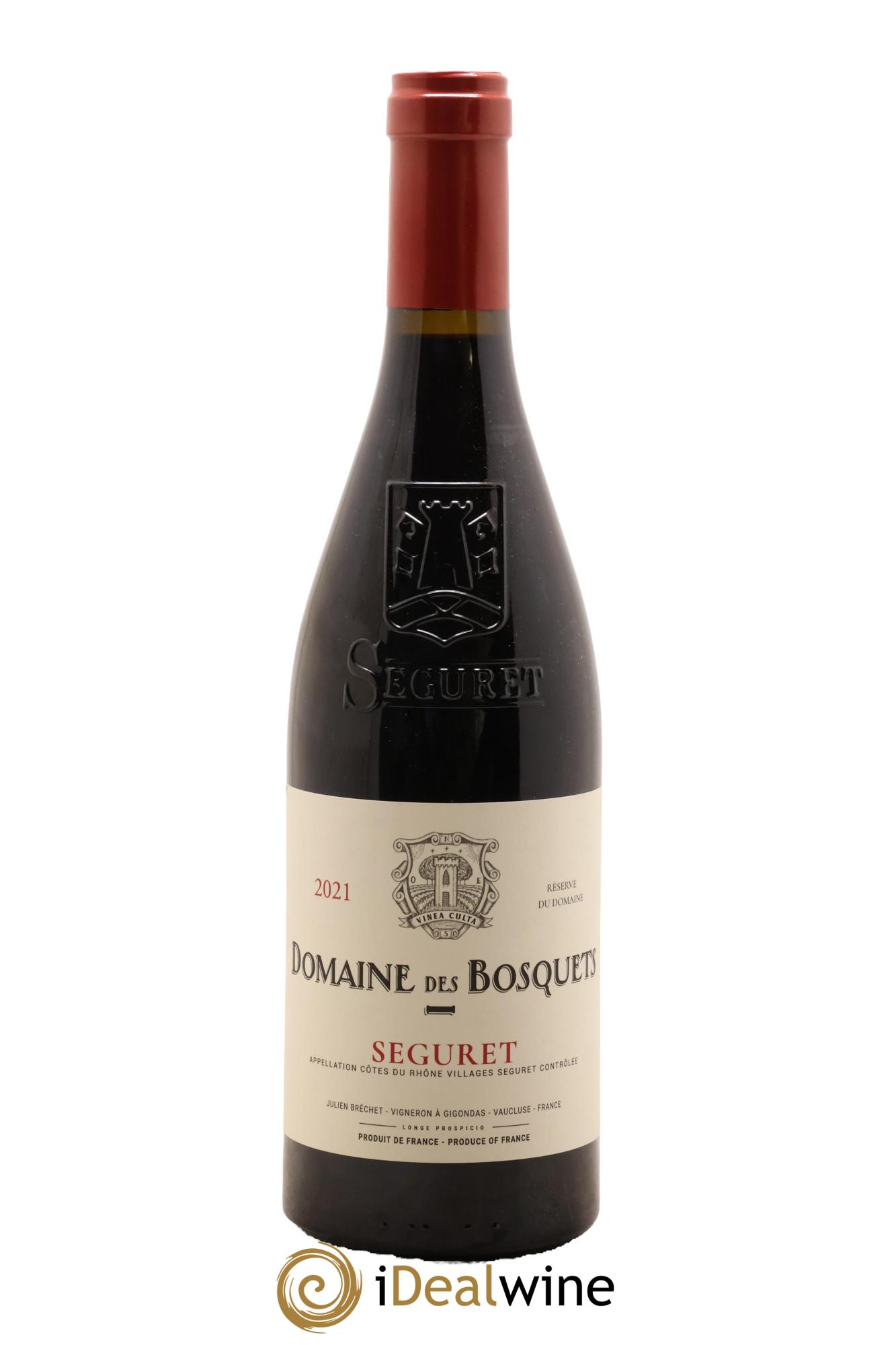 Côtes-du-Rhône Villages Seguret Domaine Des Bosquets 2021 - Lot de 1 bouteille - 0